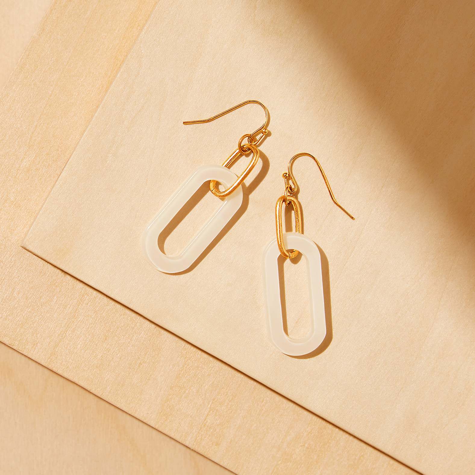 Oval Link Earrings