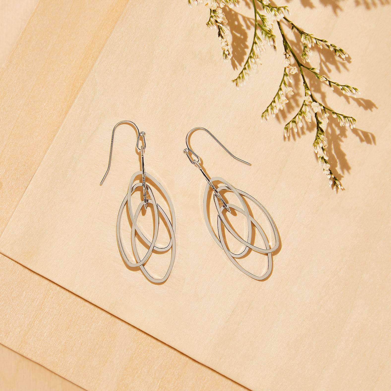 Triple Drop Earrings