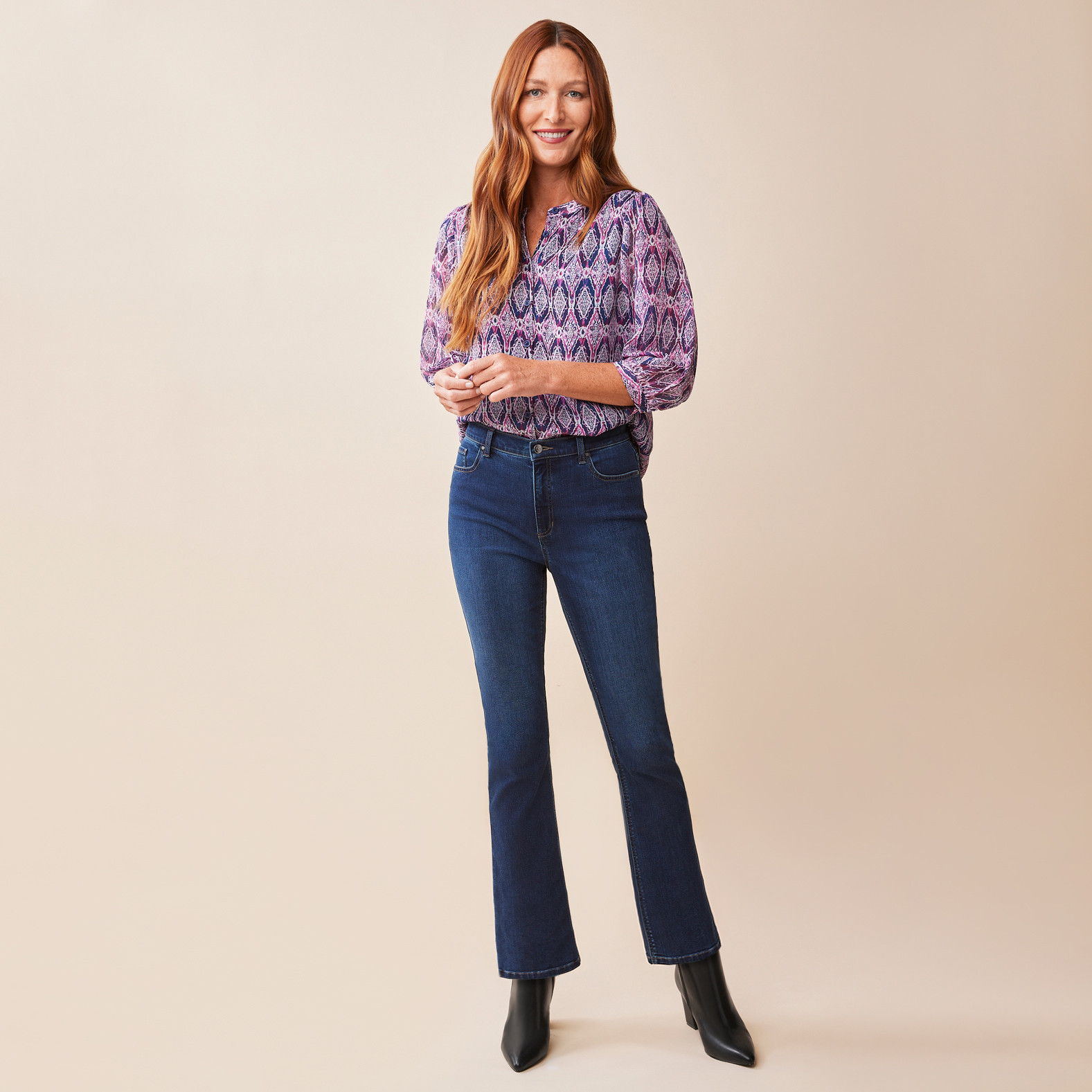 High Rise Bootcut Jean