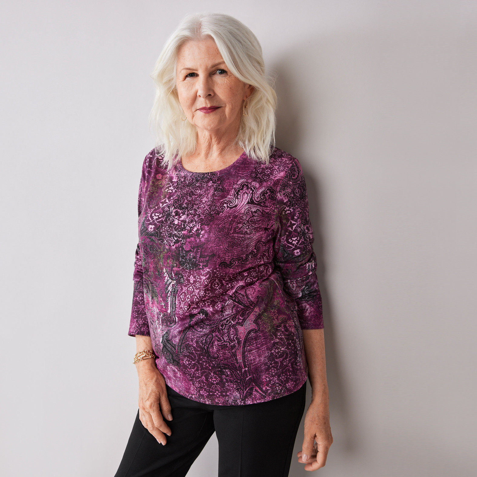 Petite - Long Sleeve Sublimation Top Half Body