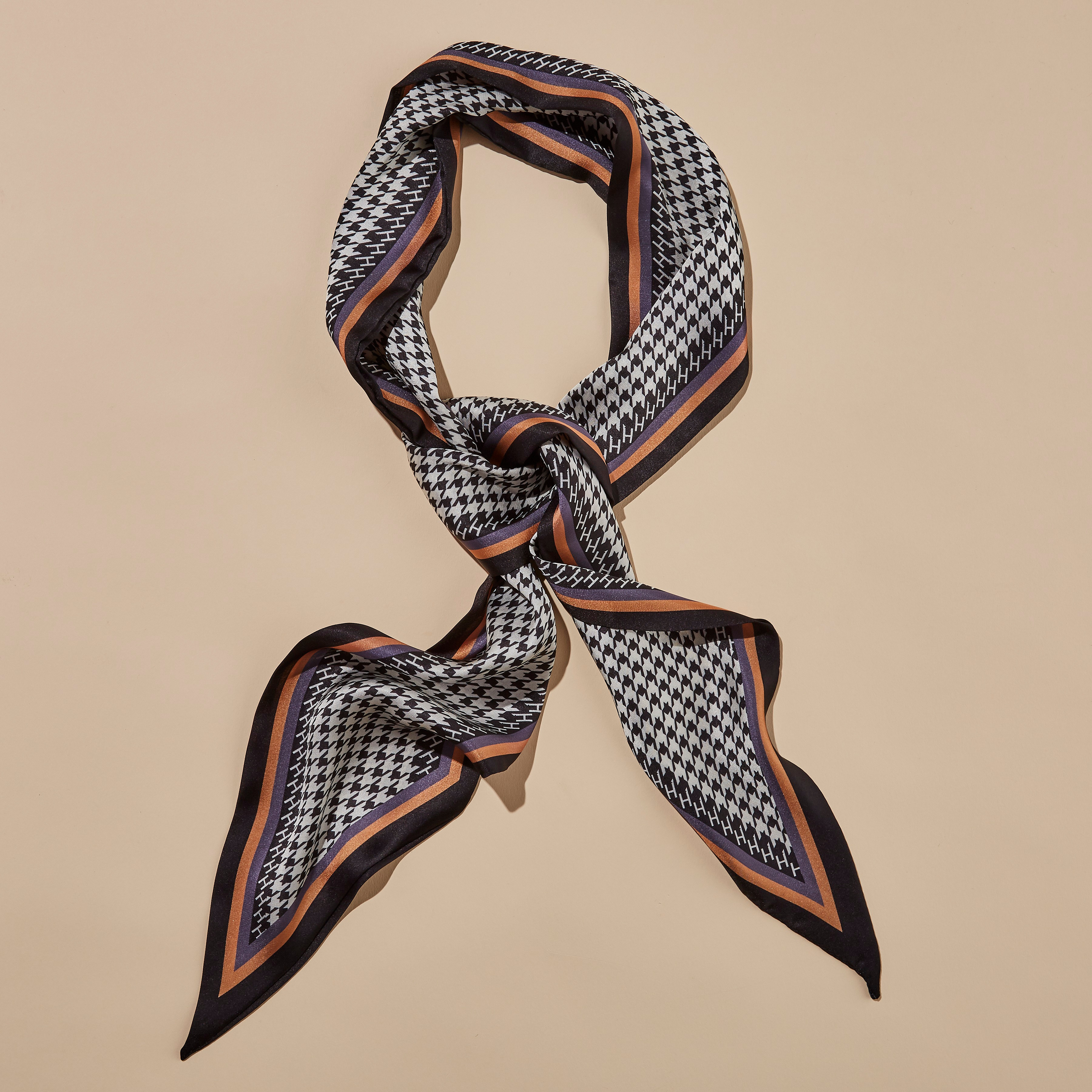Houndstooth Neck Tie Scarf