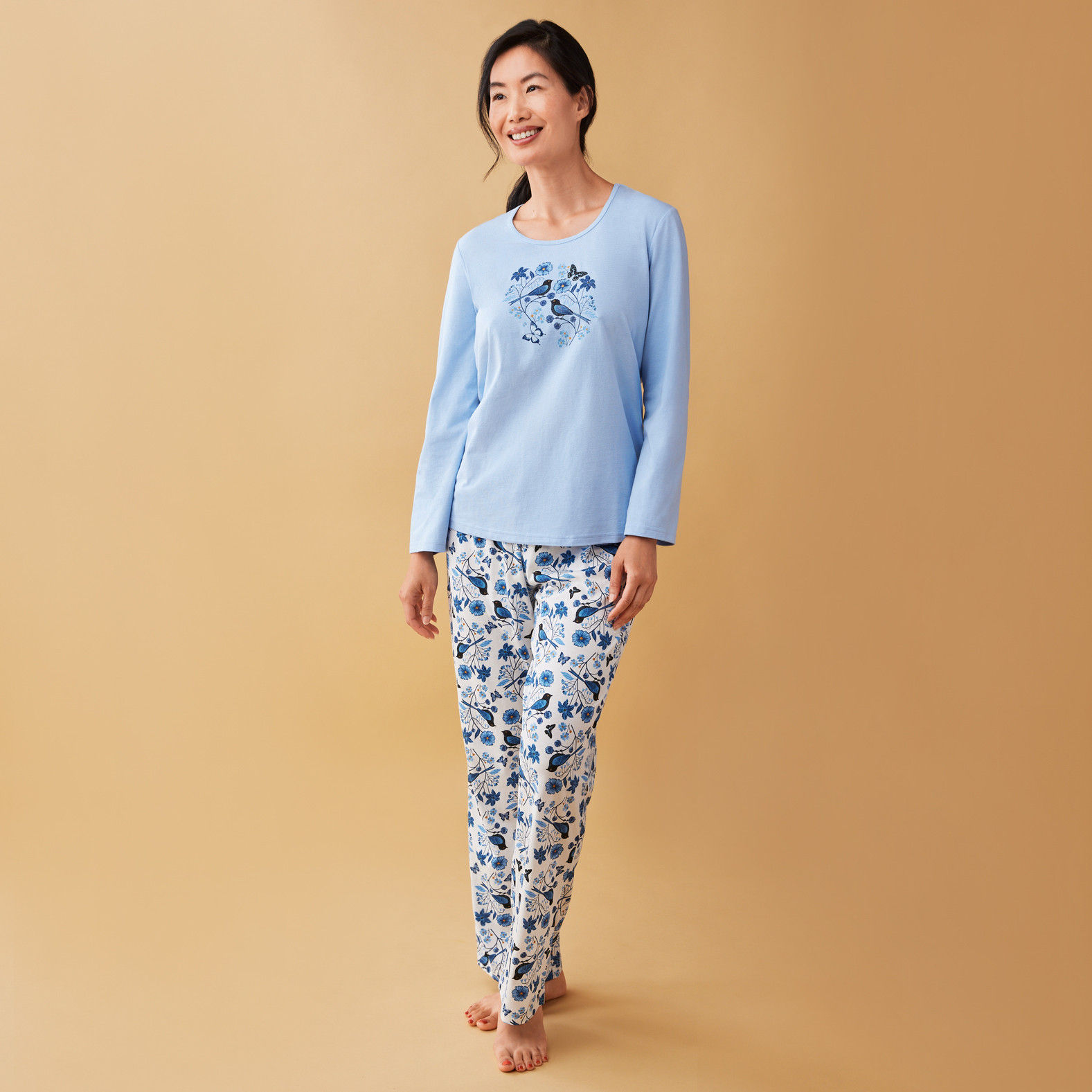 Blue Birds Pyjama Set