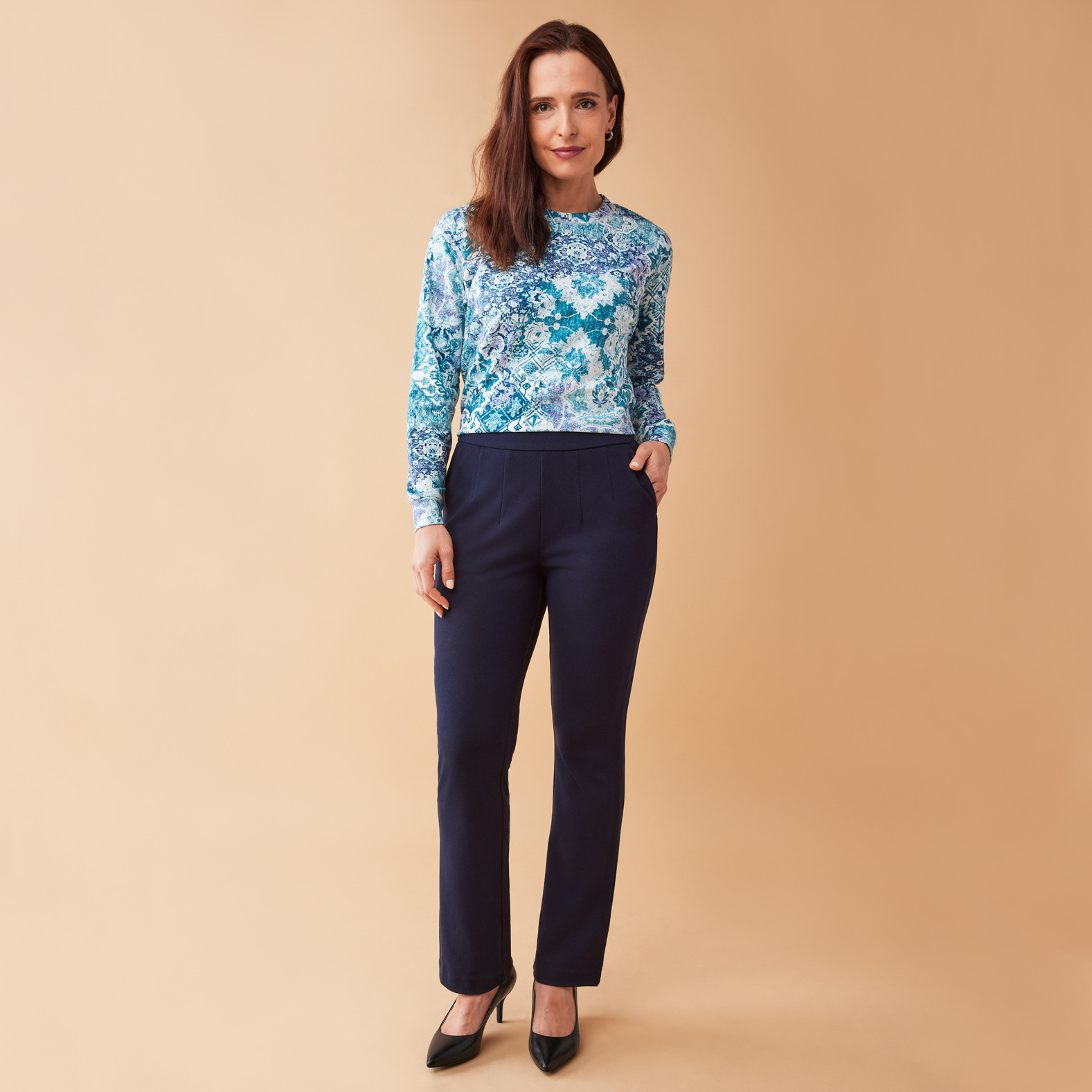 Bootcut Slim Pull On Pant