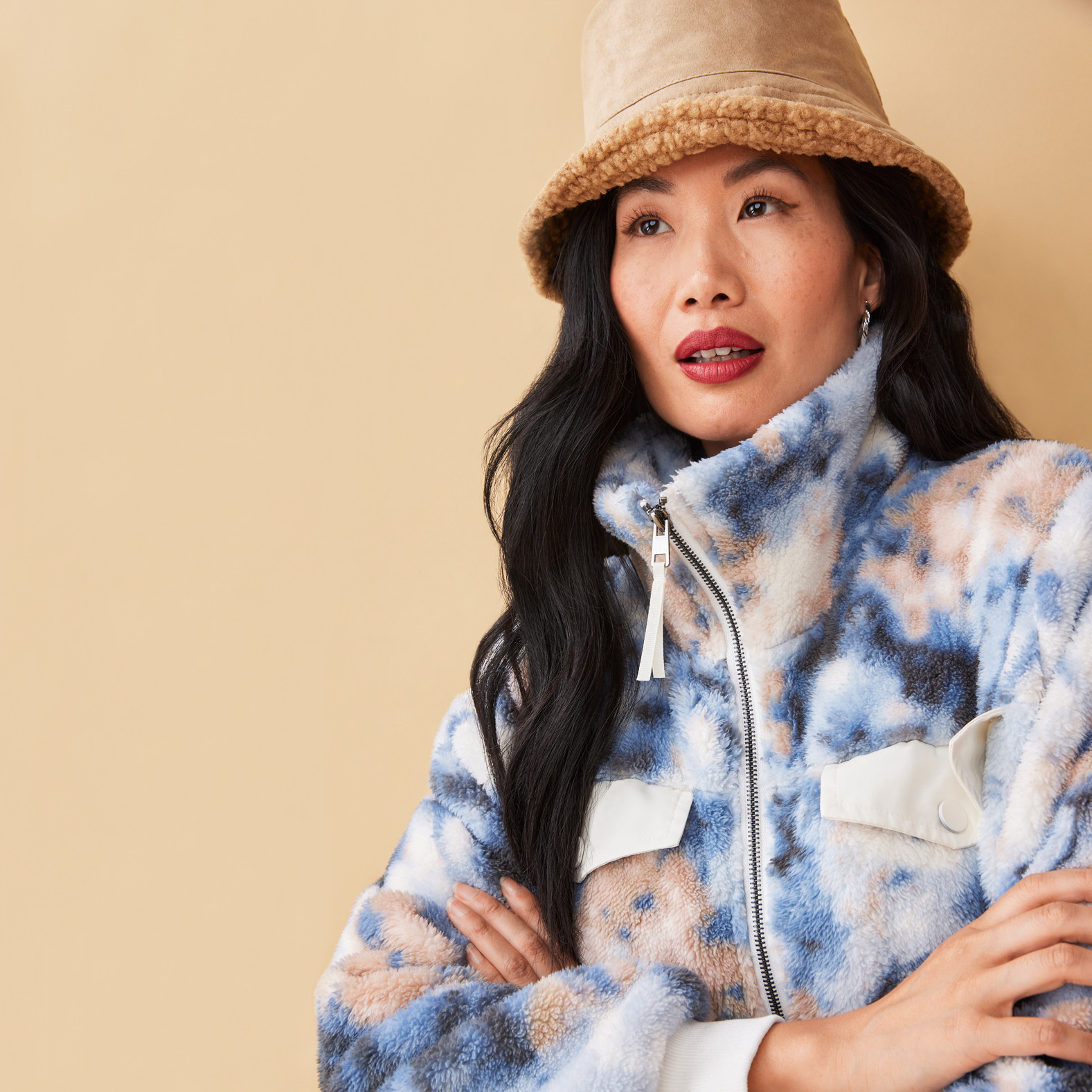 Fluffy Sherpa Jacket
