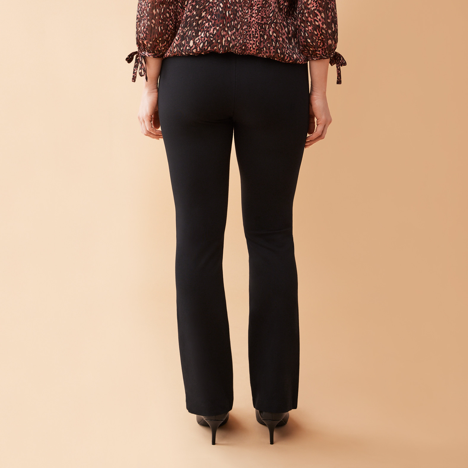 Seamed Ponte Pant Back View