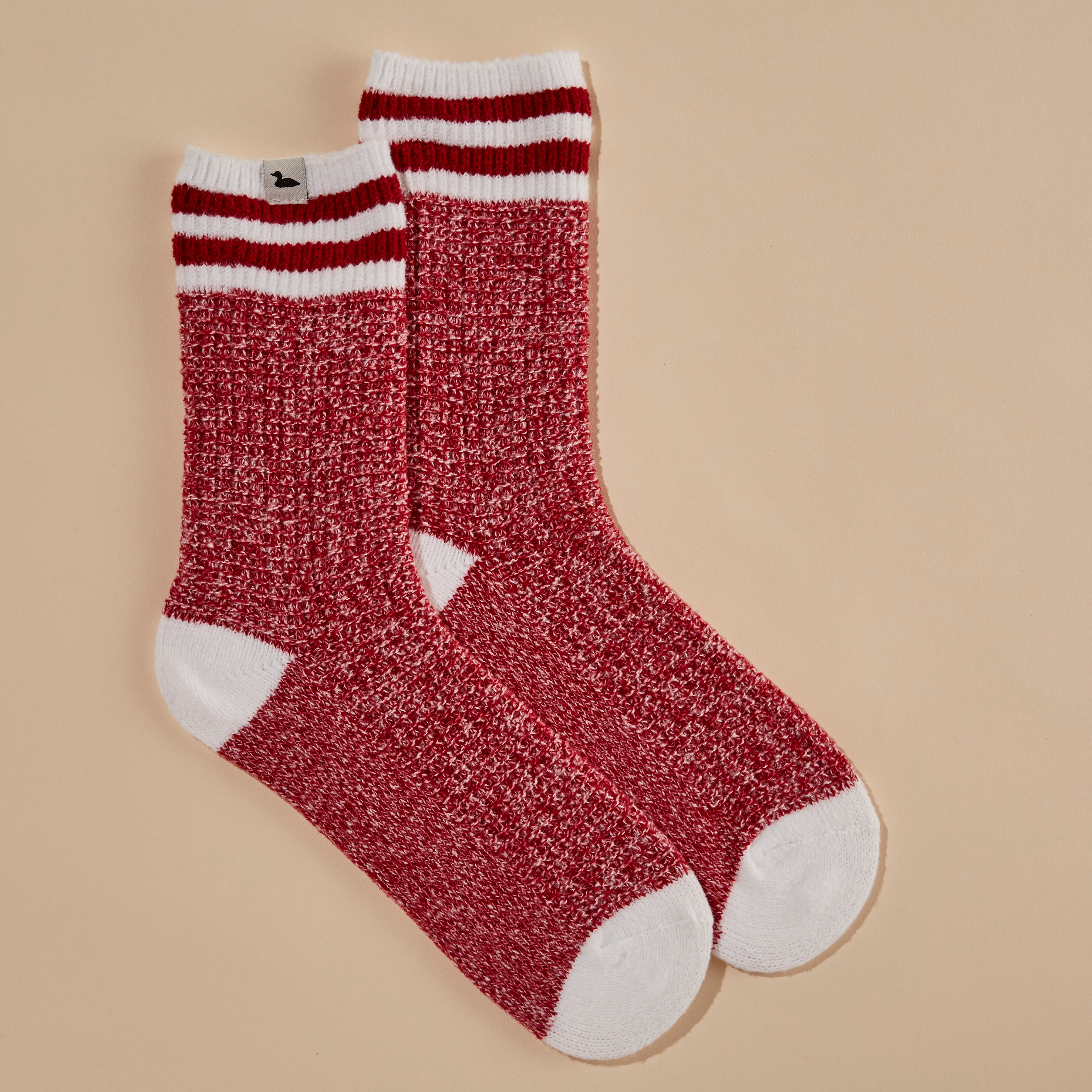 Iconic Loon Socks-Simply Red