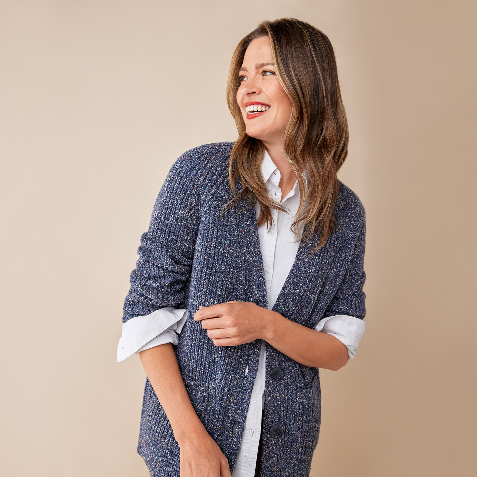 Textured Yarn Cardigan