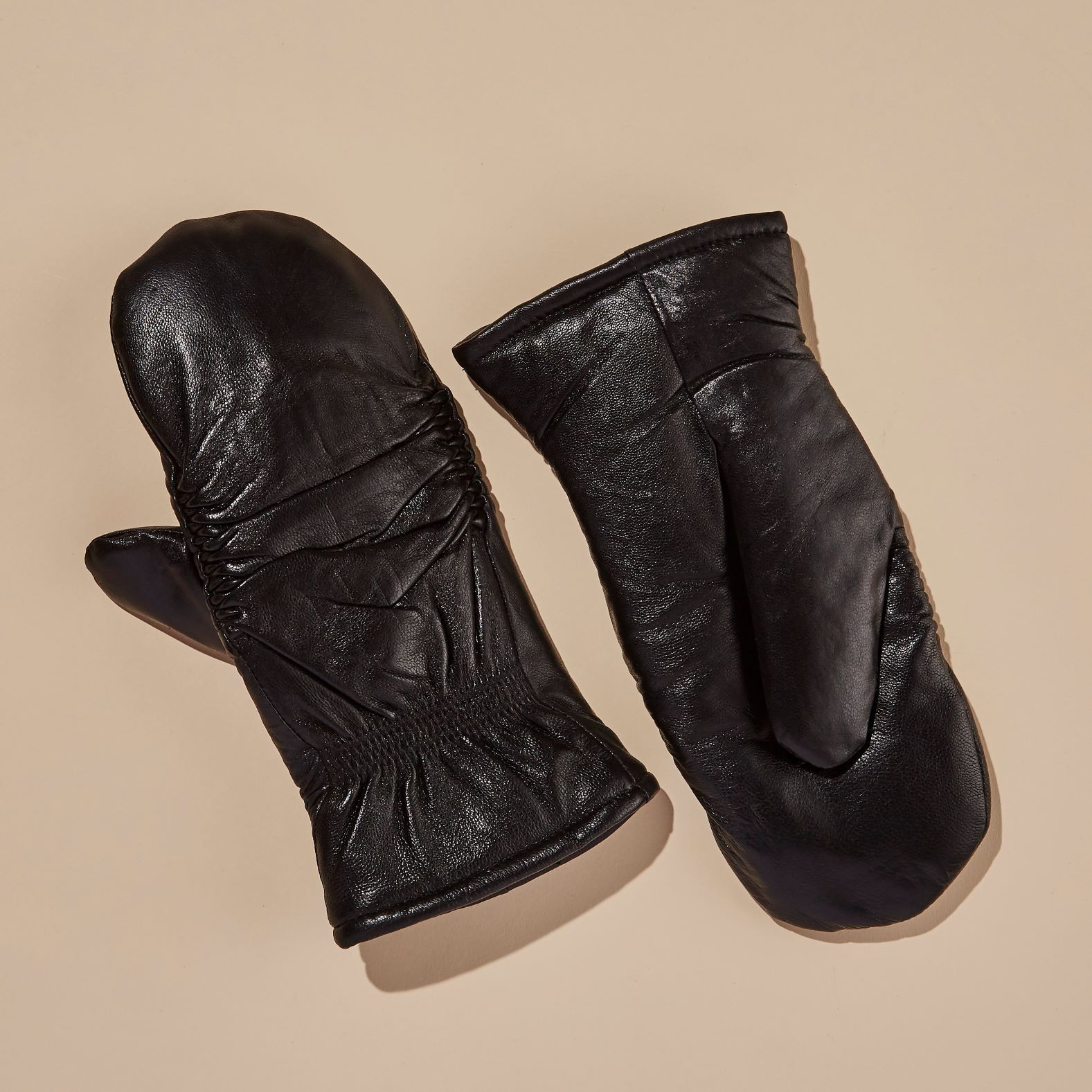 Boxer Leather Mittens