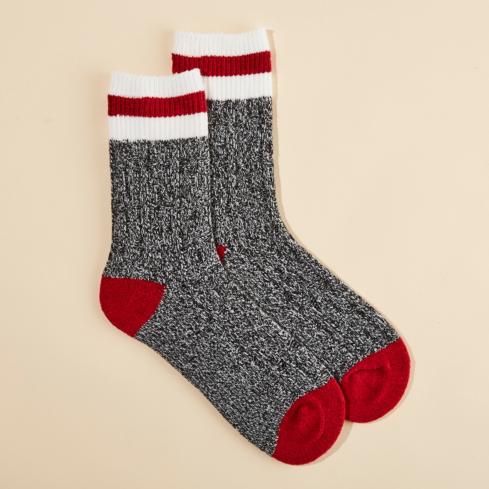 Cable Text Ultrasoft Boot Sock