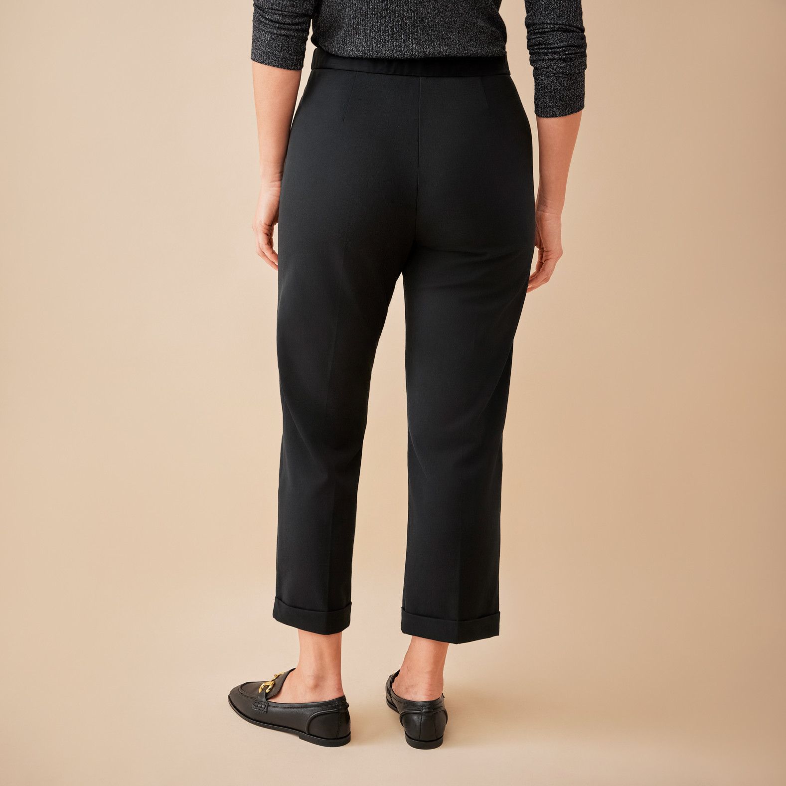 Waistless Straight Leg Pant Back View