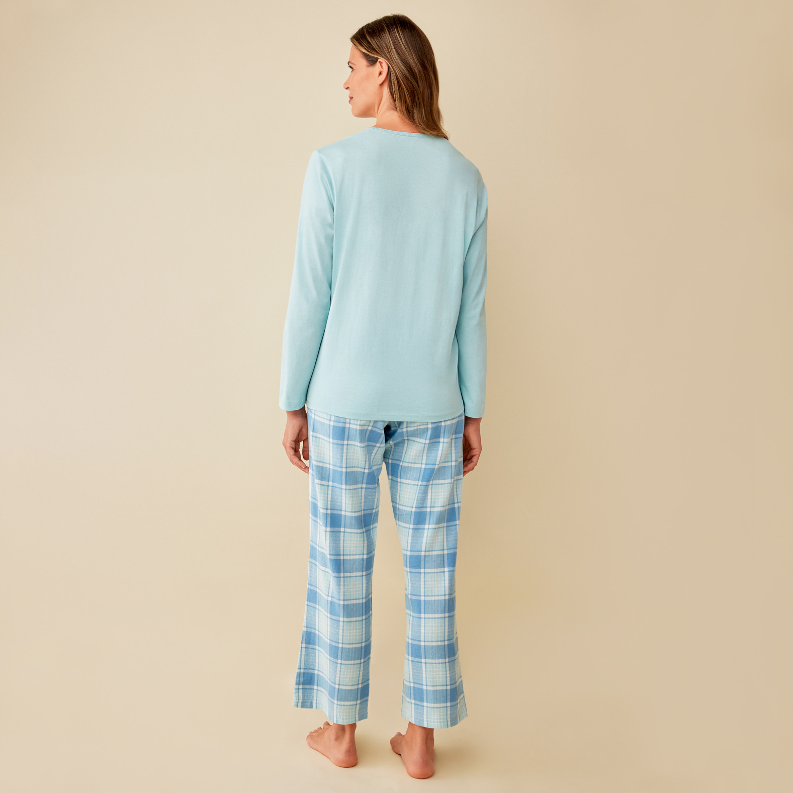 Blue Tree Pyjama Set-Back View
