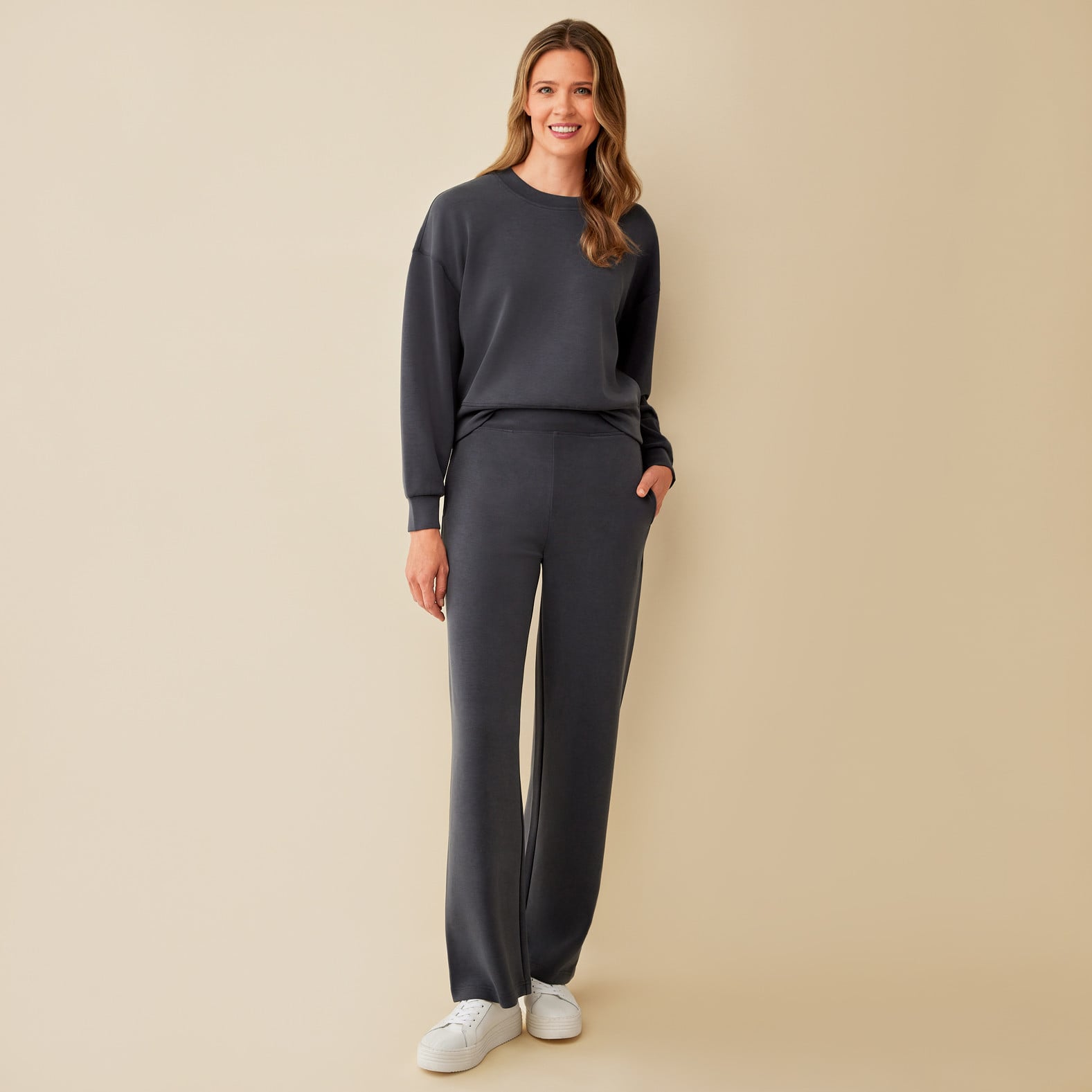 Wide Leg Lounge Pant Full Body