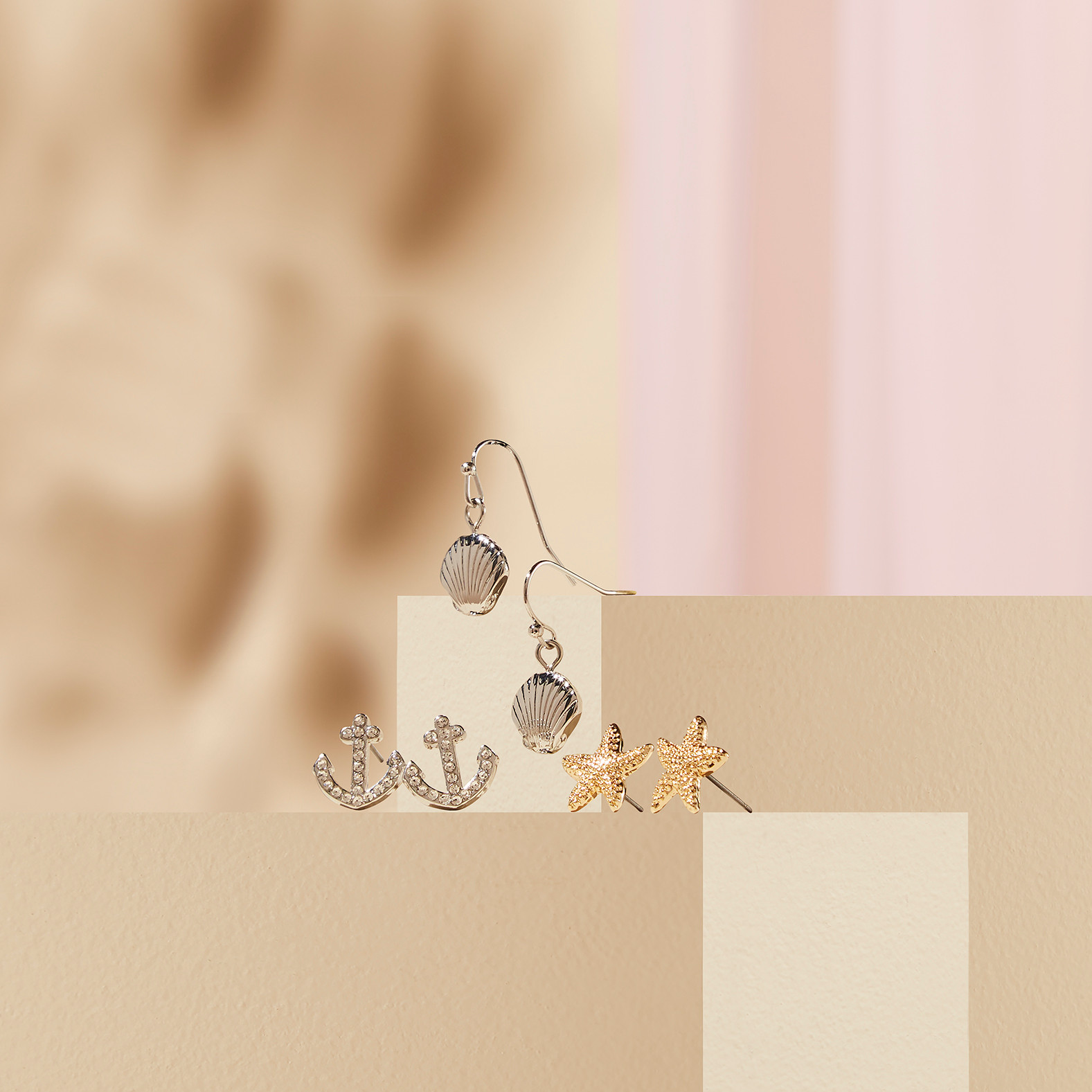 Nautical Trio Earring Set