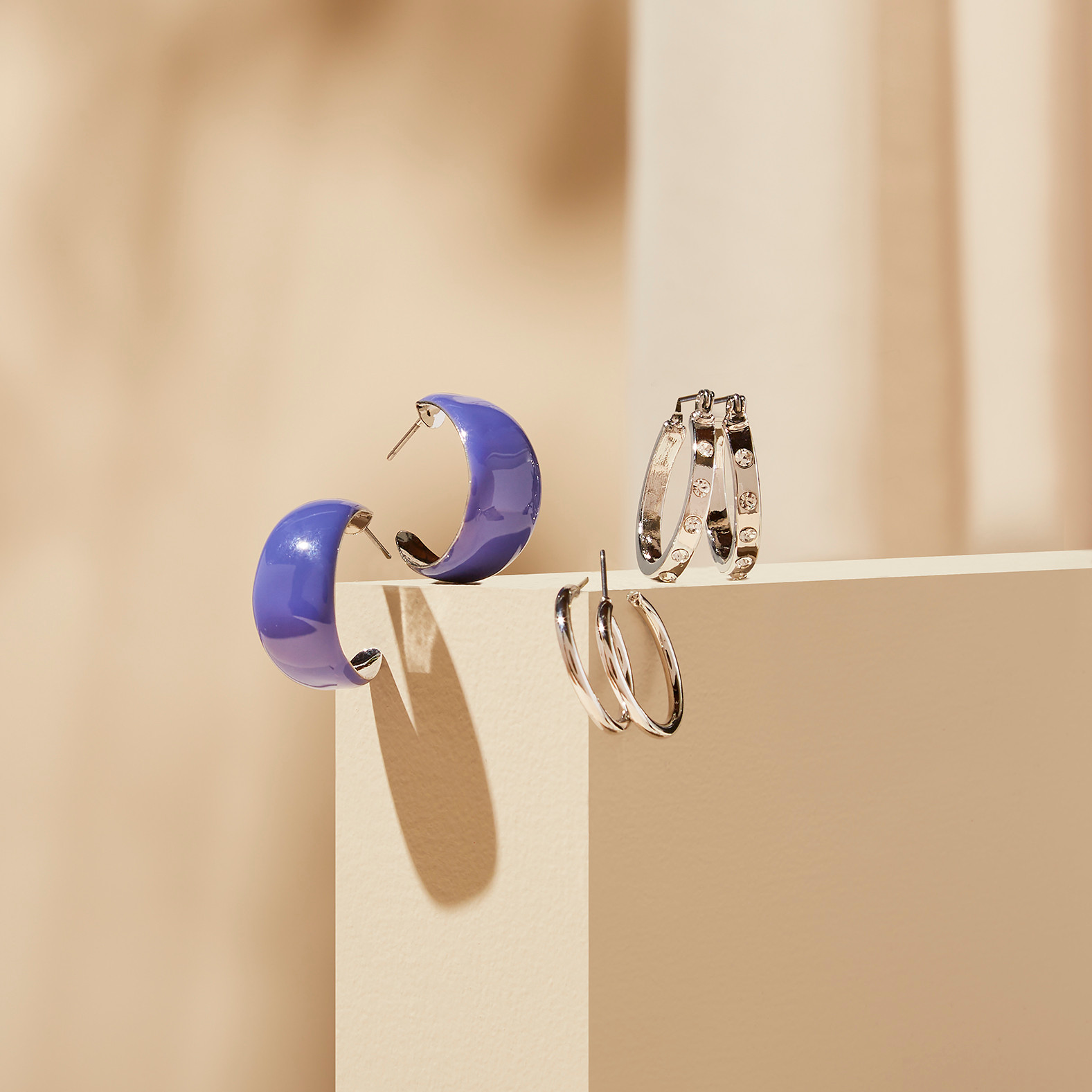 Hoop Trio Earring Set