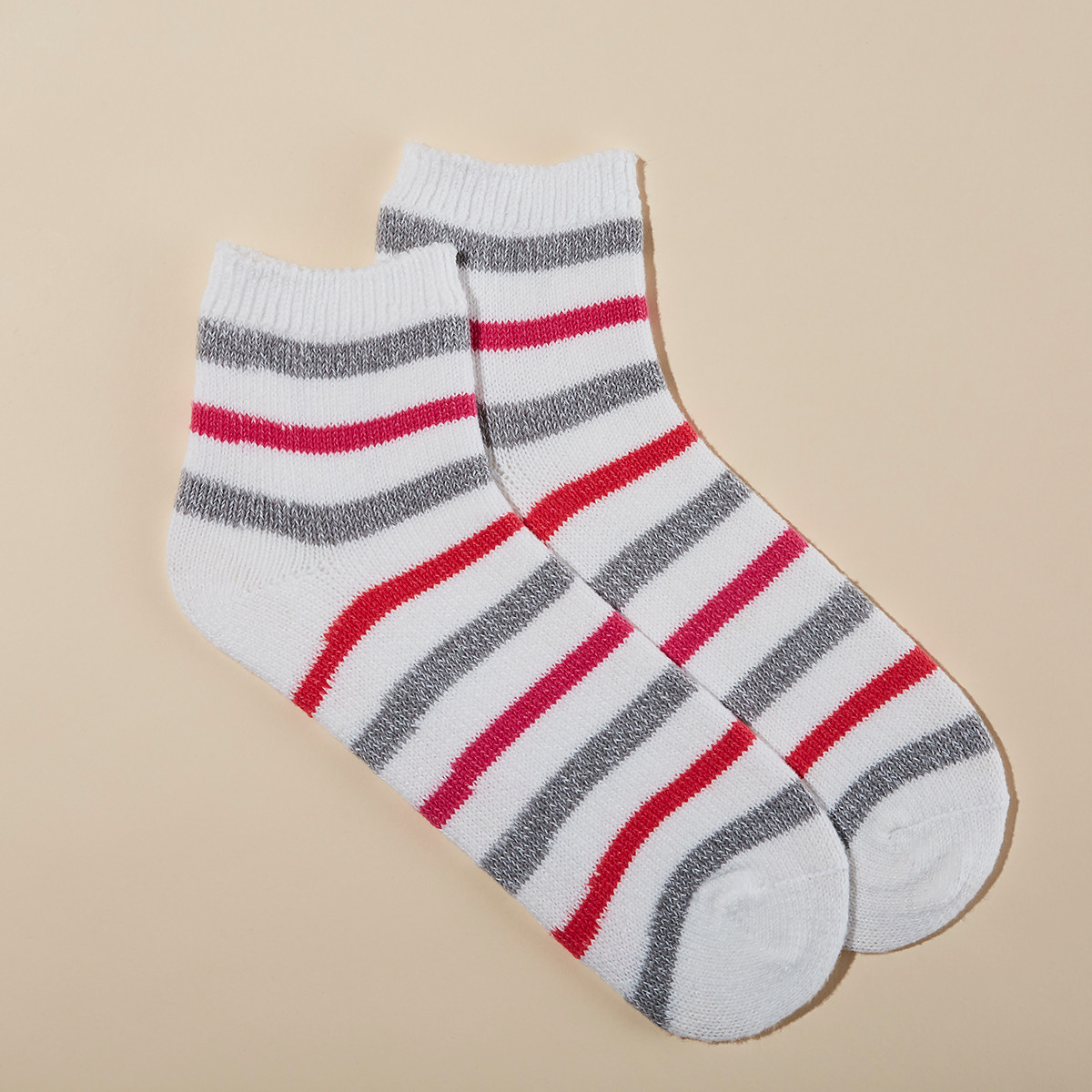 Low Cut Novelty Socks-2 Pack Stripes