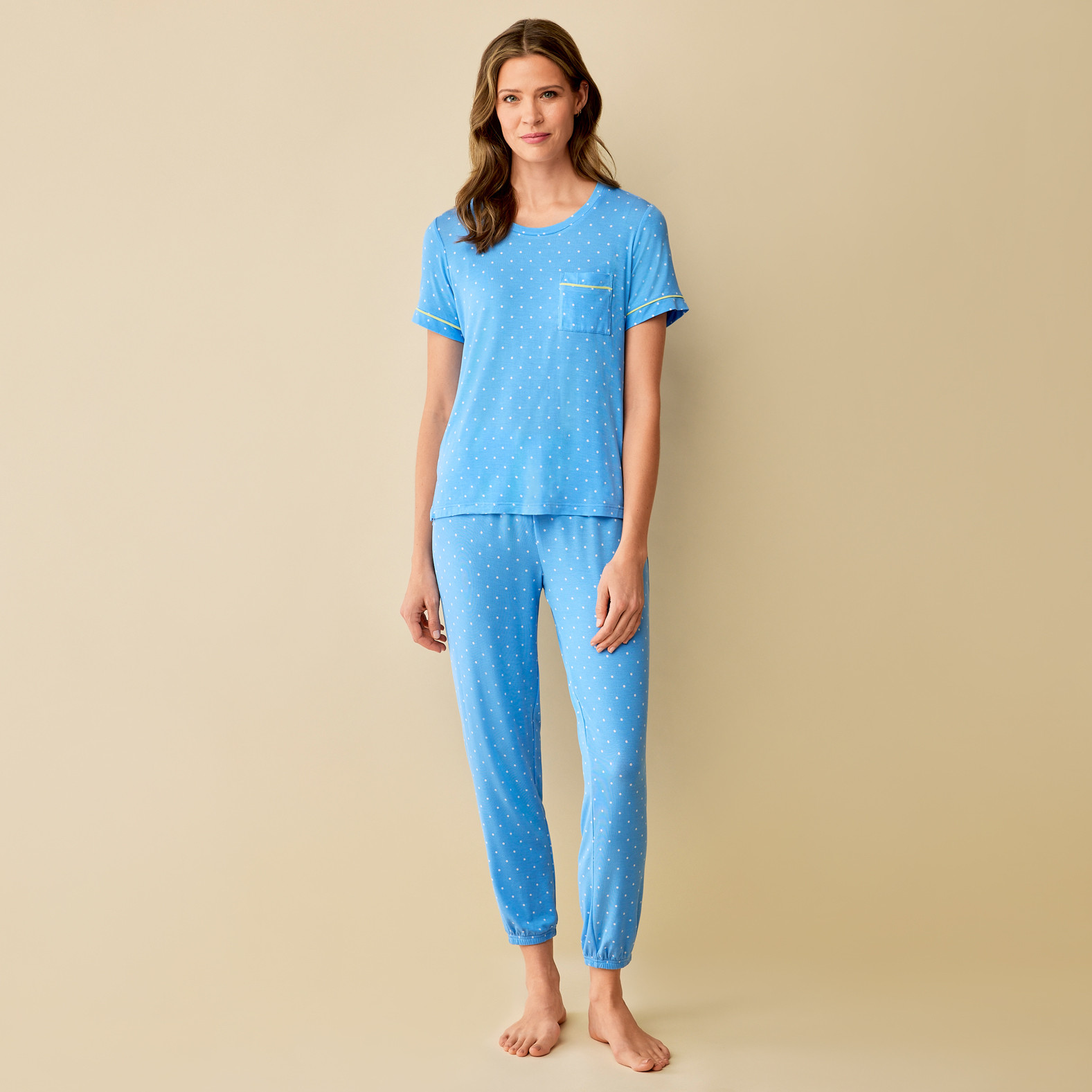 Polka Dot Modal Pyjama Set