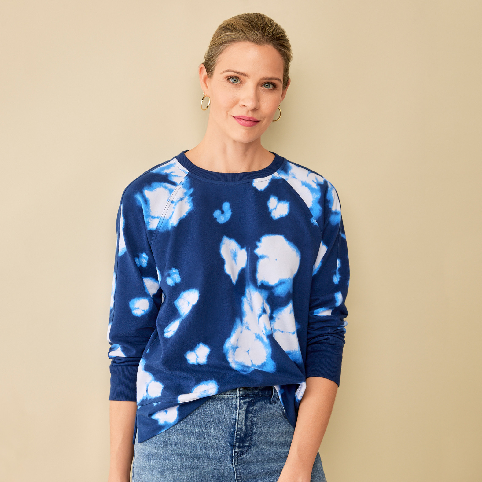 Tie-Dye Crewneck Sweater