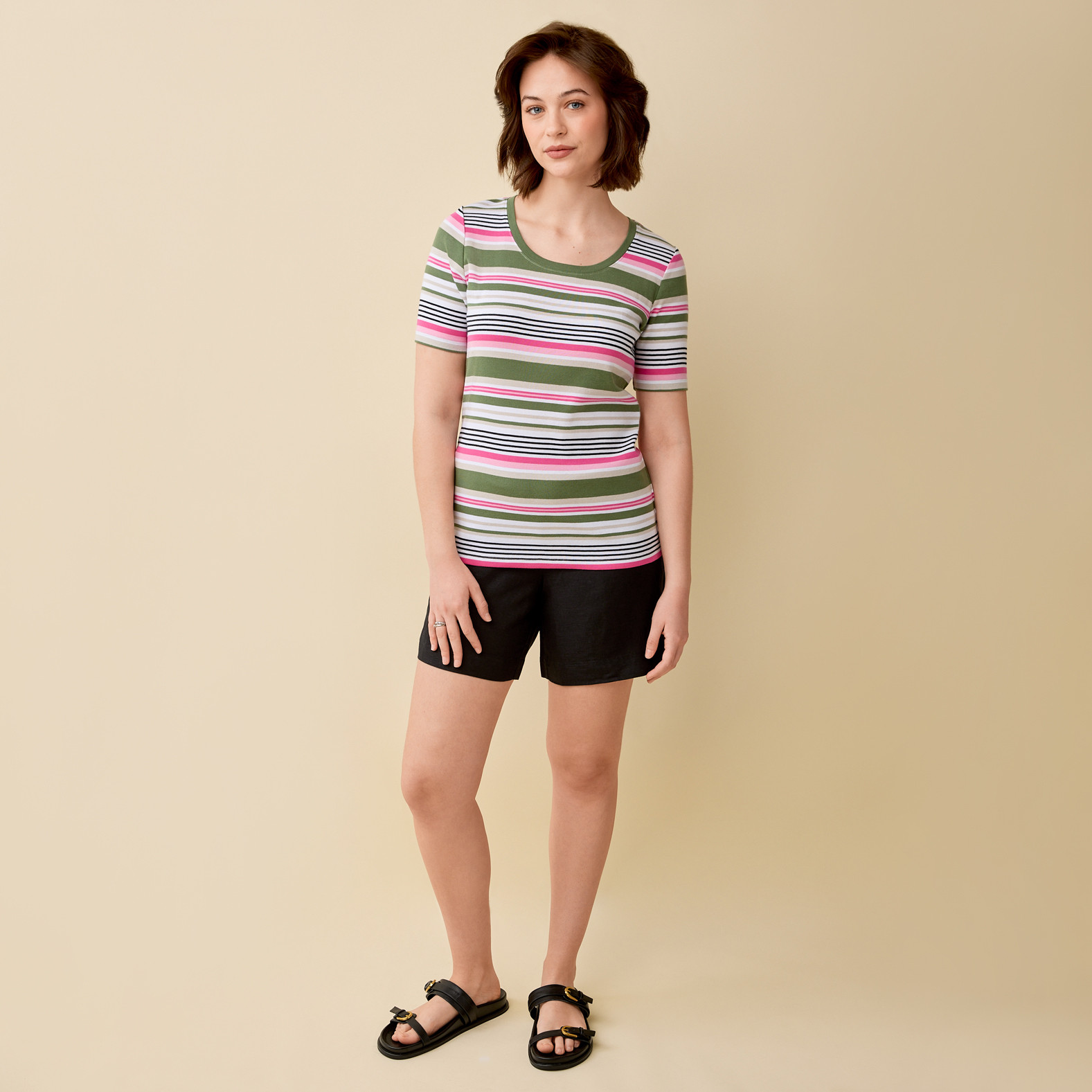 Everyday Fit Striped Tee Full Body