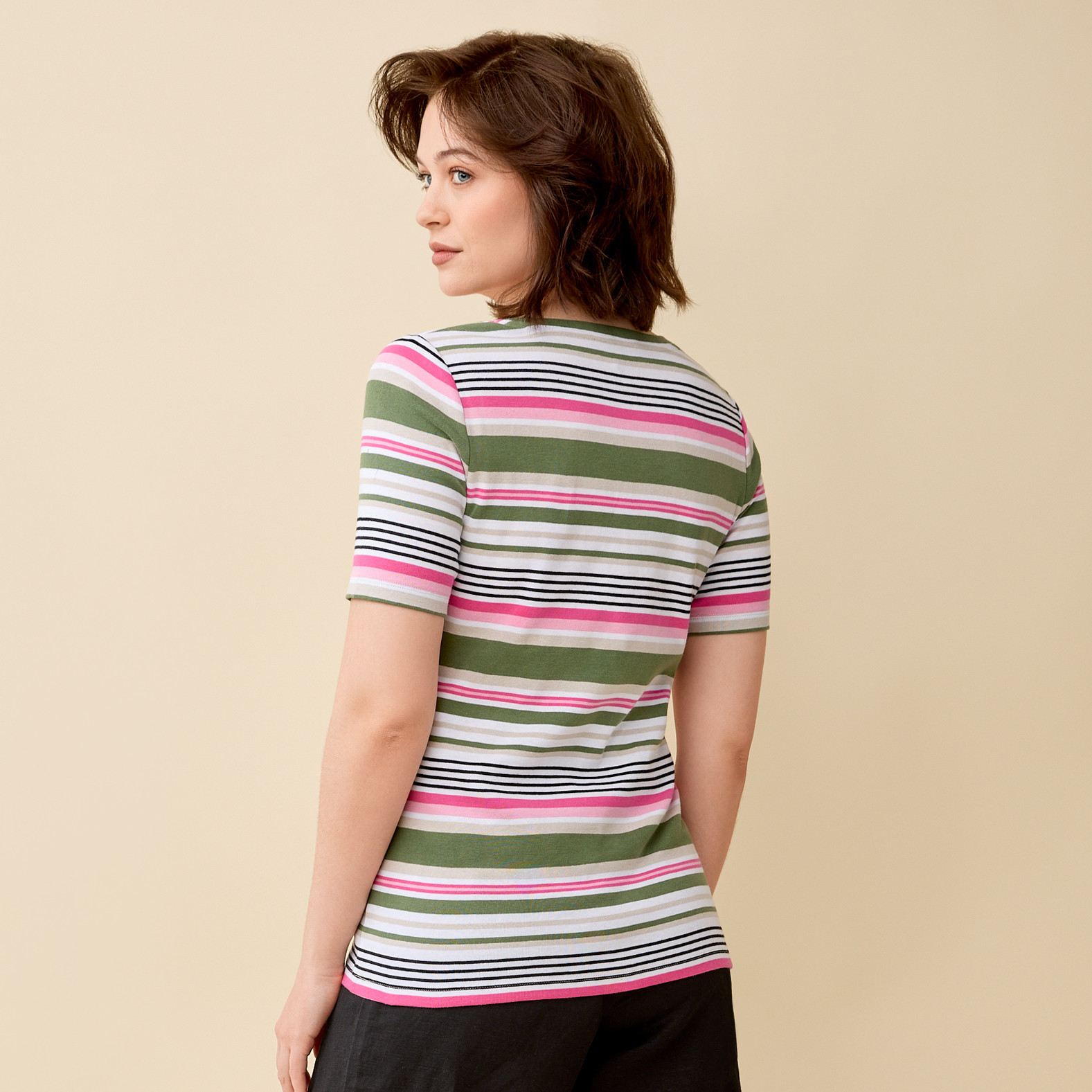 Everyday Fit Striped Tee Back View