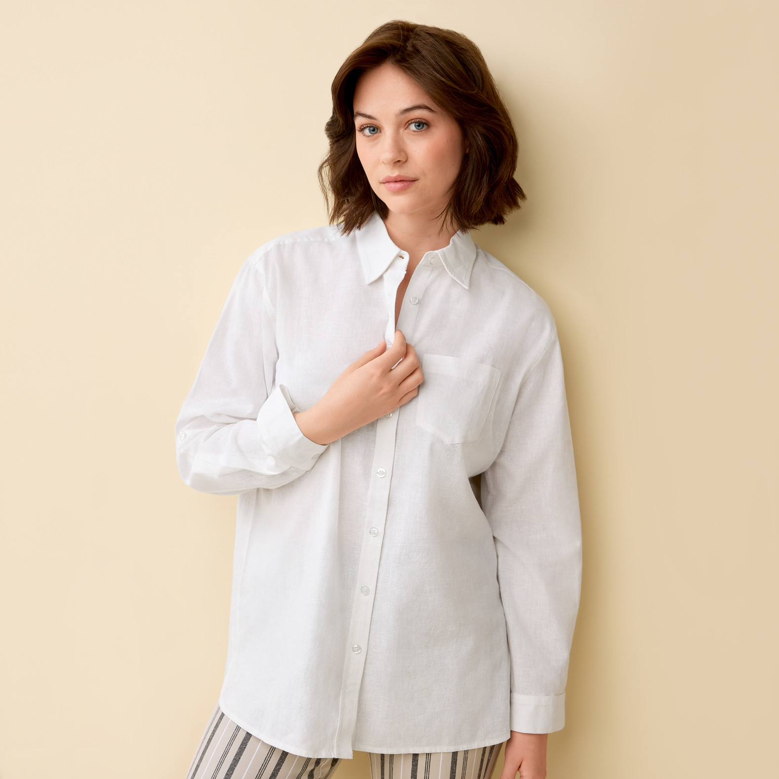 White Button Down Shirt