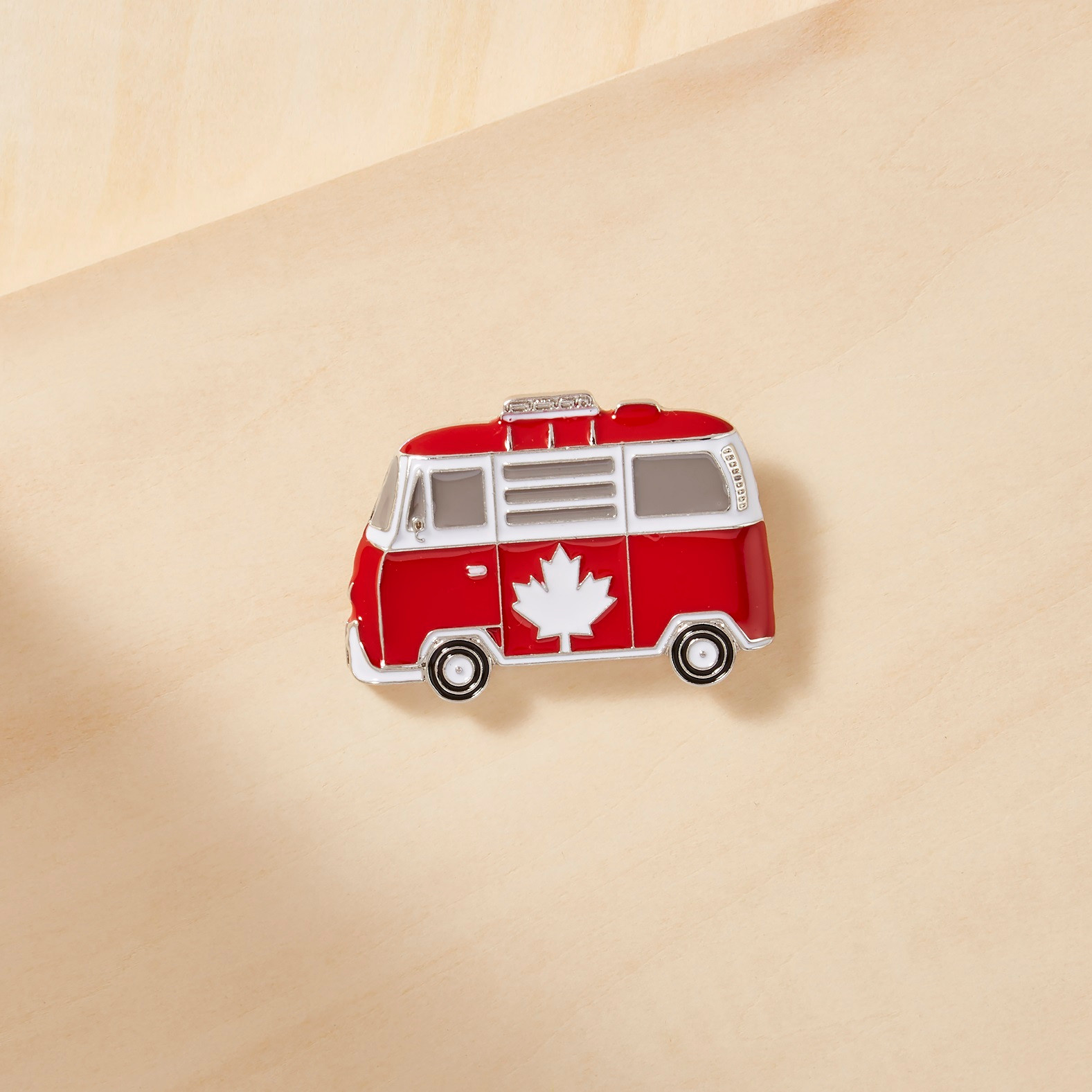 Canada Day Camper Brooch