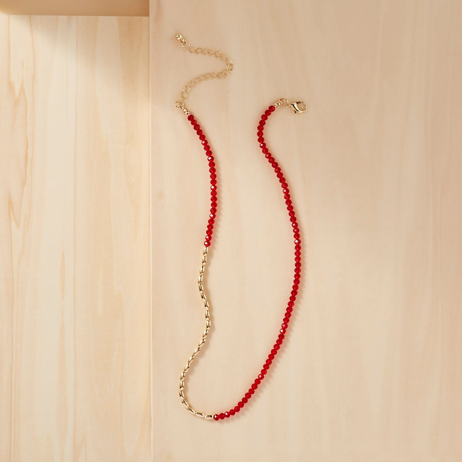 Red Beaded Necklace
