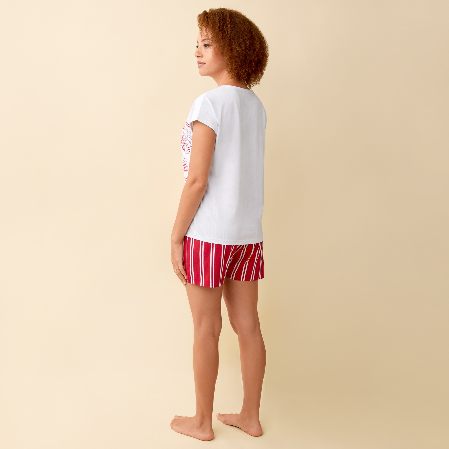 Canada Day Summer Pyjama Set Back View
