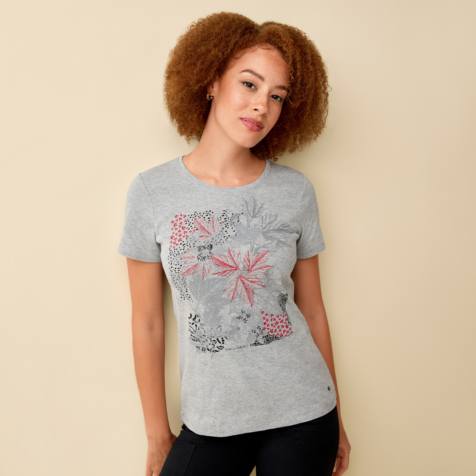Everyday Fit Canada Day Scenic Tee Half Body