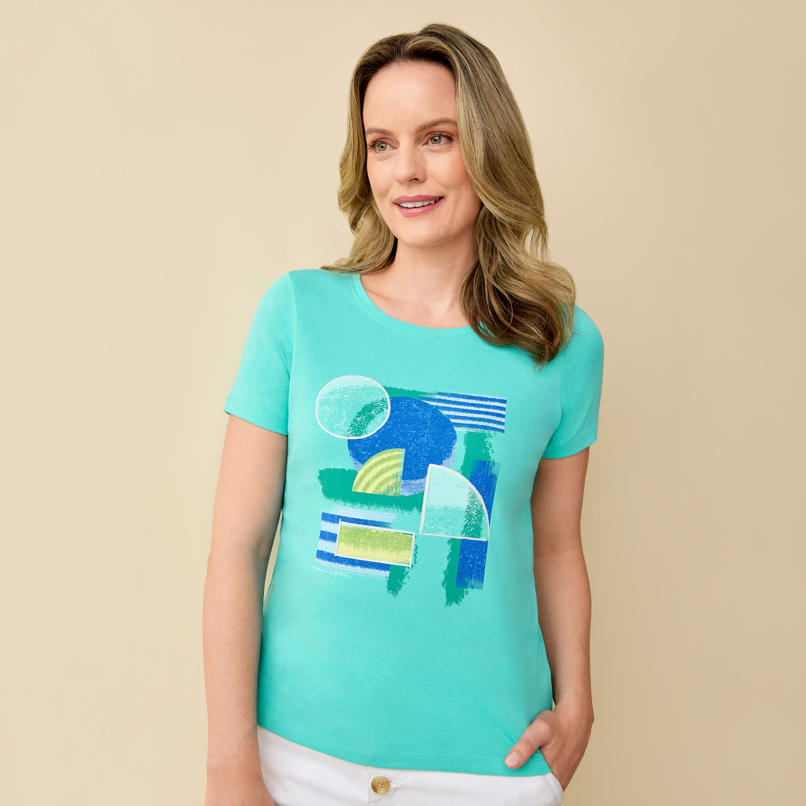Petite - Everyday Fit Shape Tee Half Body