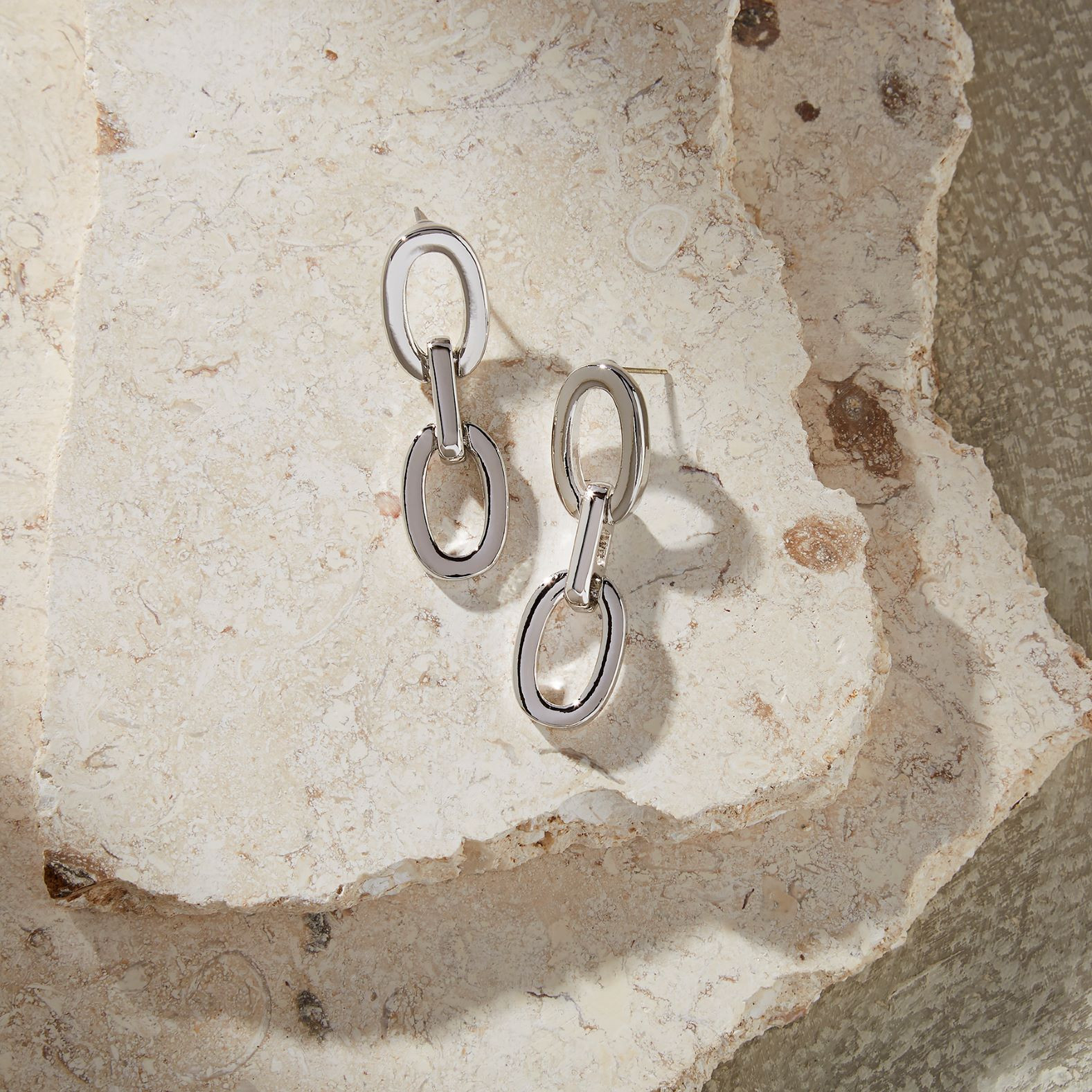 Double Link Earrings