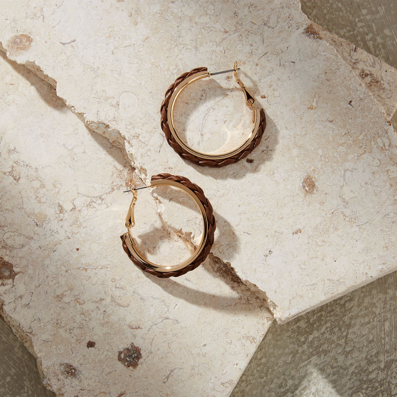 Woven Hoop Earrings