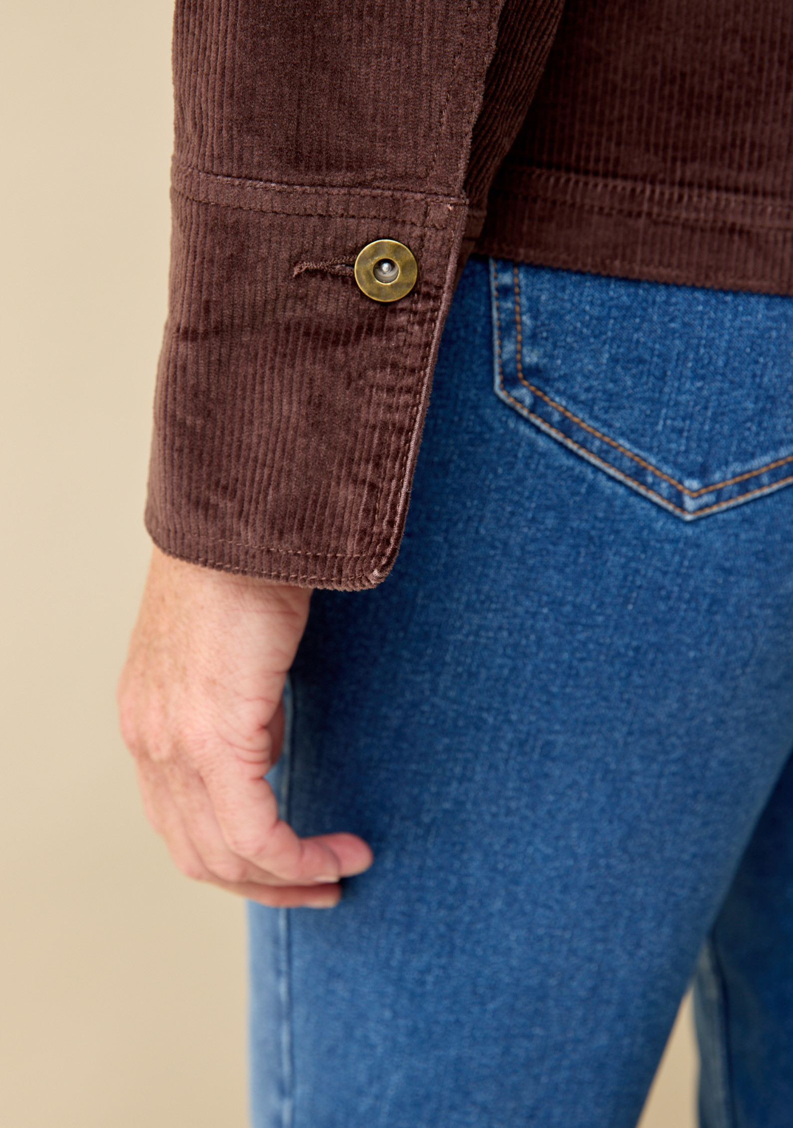 Corduroy Jacket Full Body