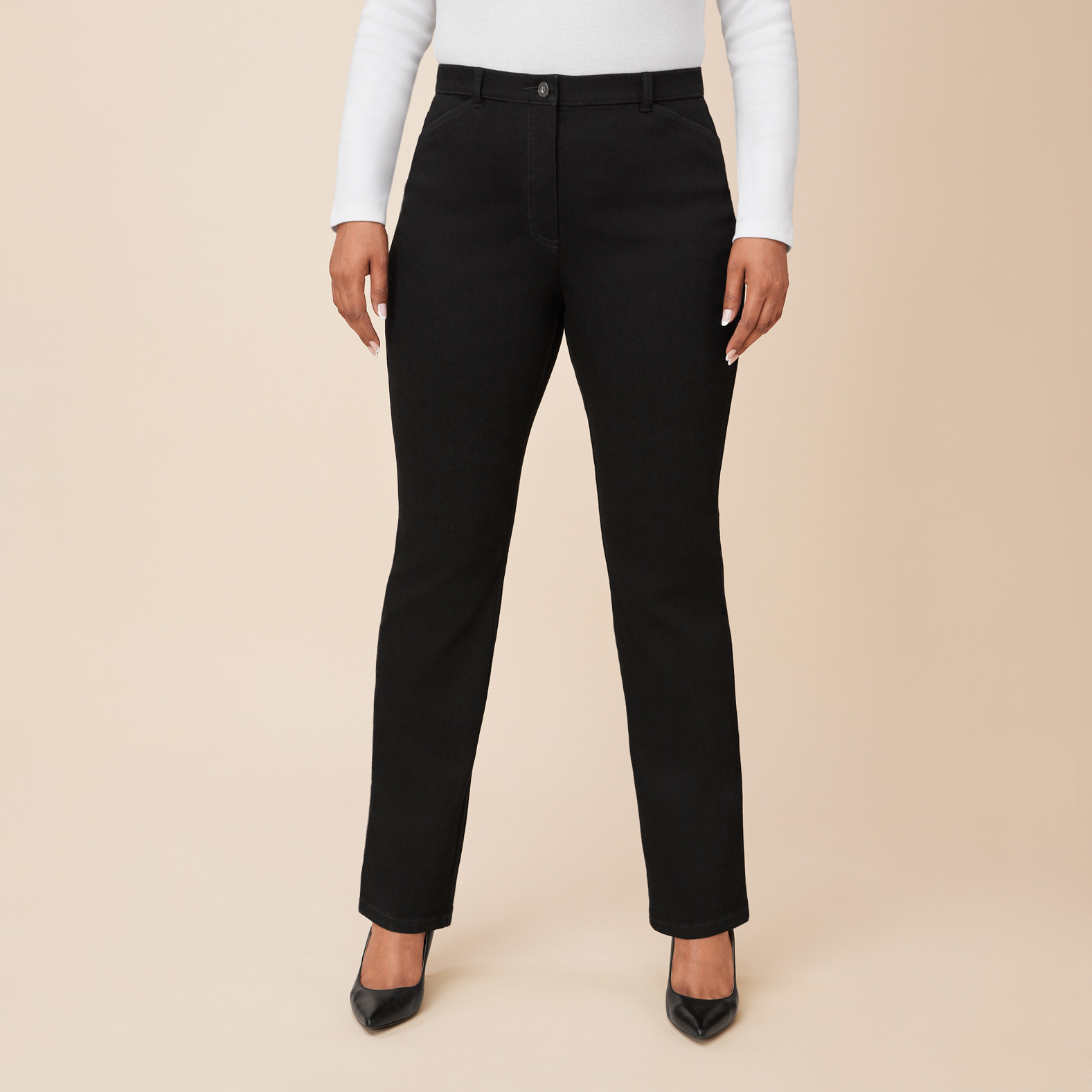 Curvy Essential Black Jean