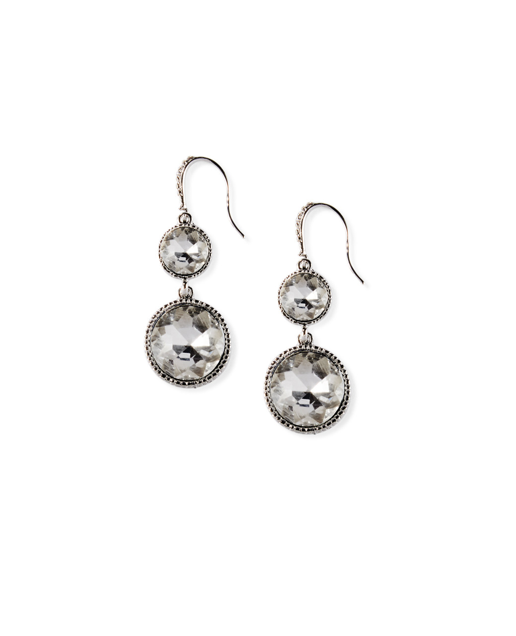 Silver tear drop earrings
