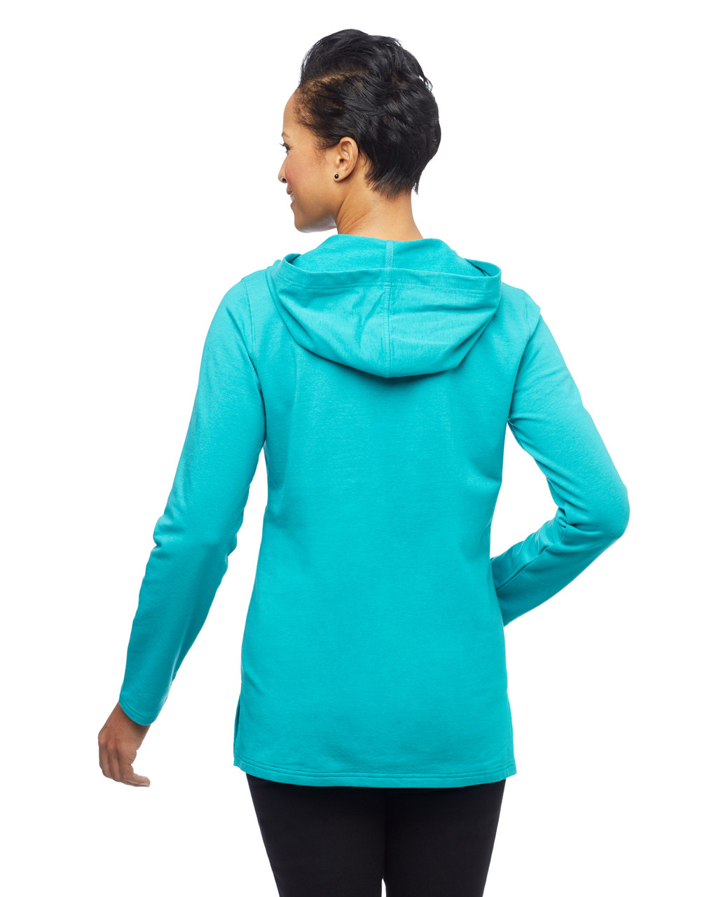 Women's activewear lace up hoodie
