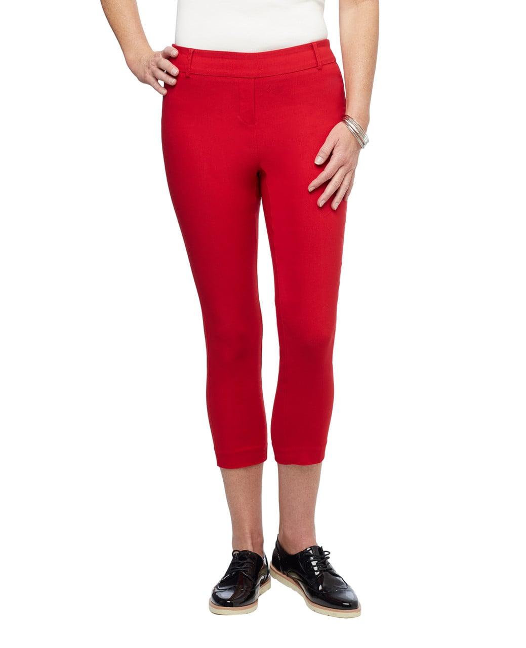 Women's cropped slim stretch pull on RNS skimmer