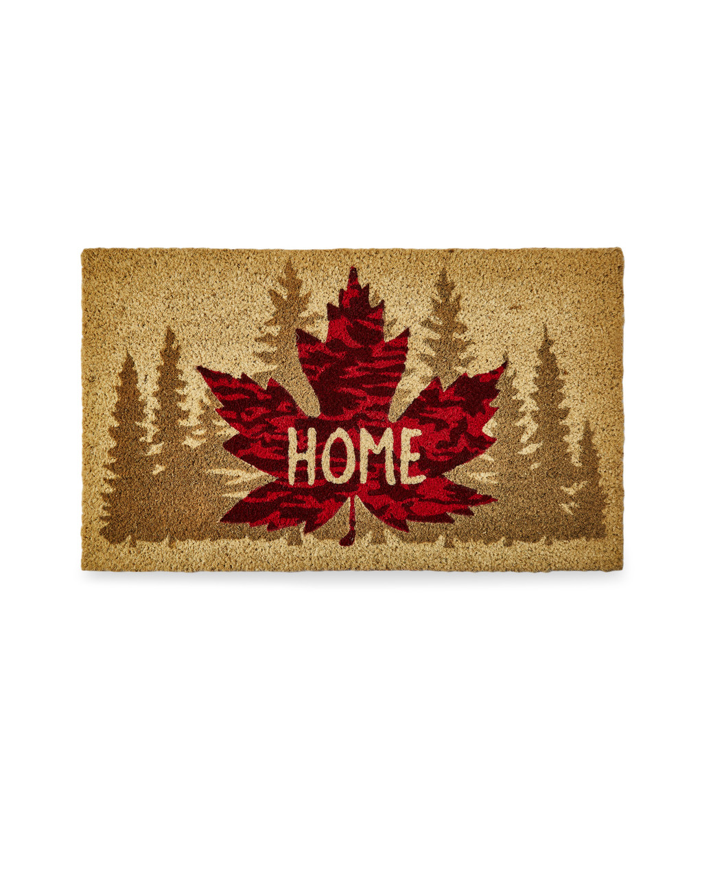 Canada door mat with maple leaf design