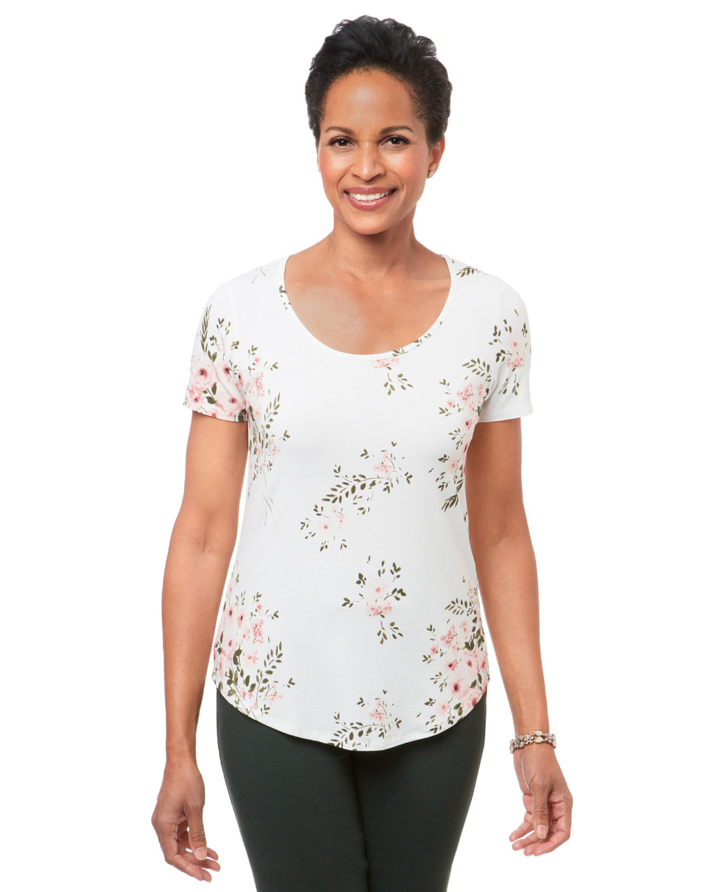 Women's floral printed top