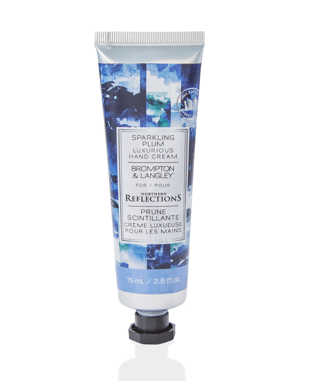Women's sparkling plum hand cream