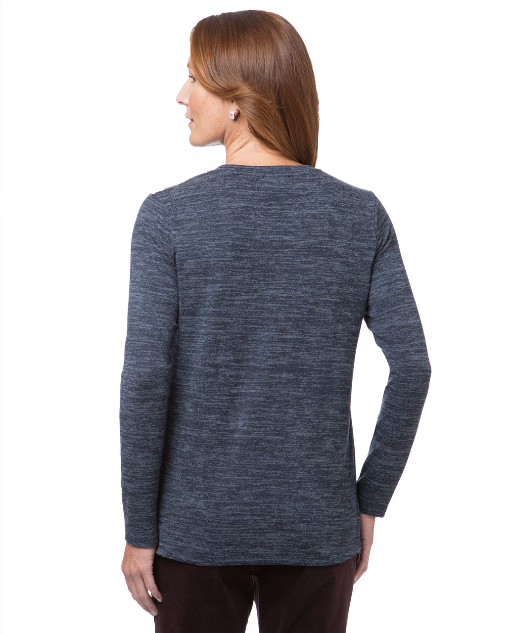 Women's Point Zero navy floral print top