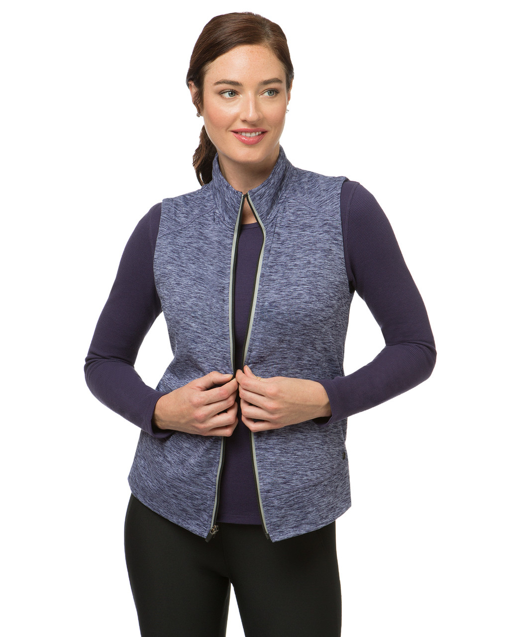 Women's fleece activewear vest