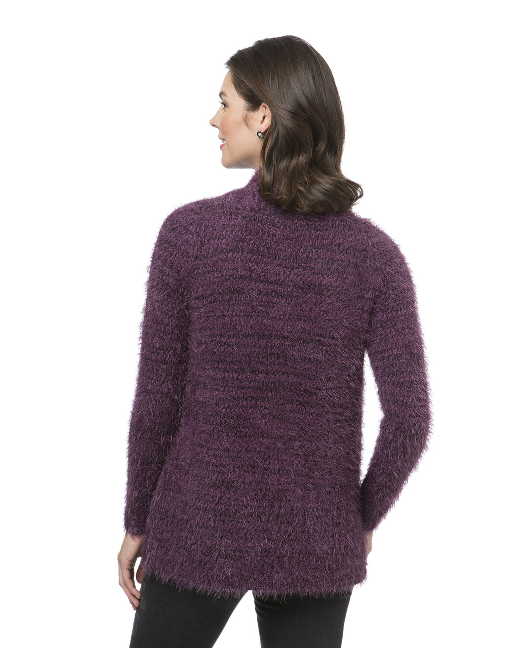 Women's eyelash cardigan