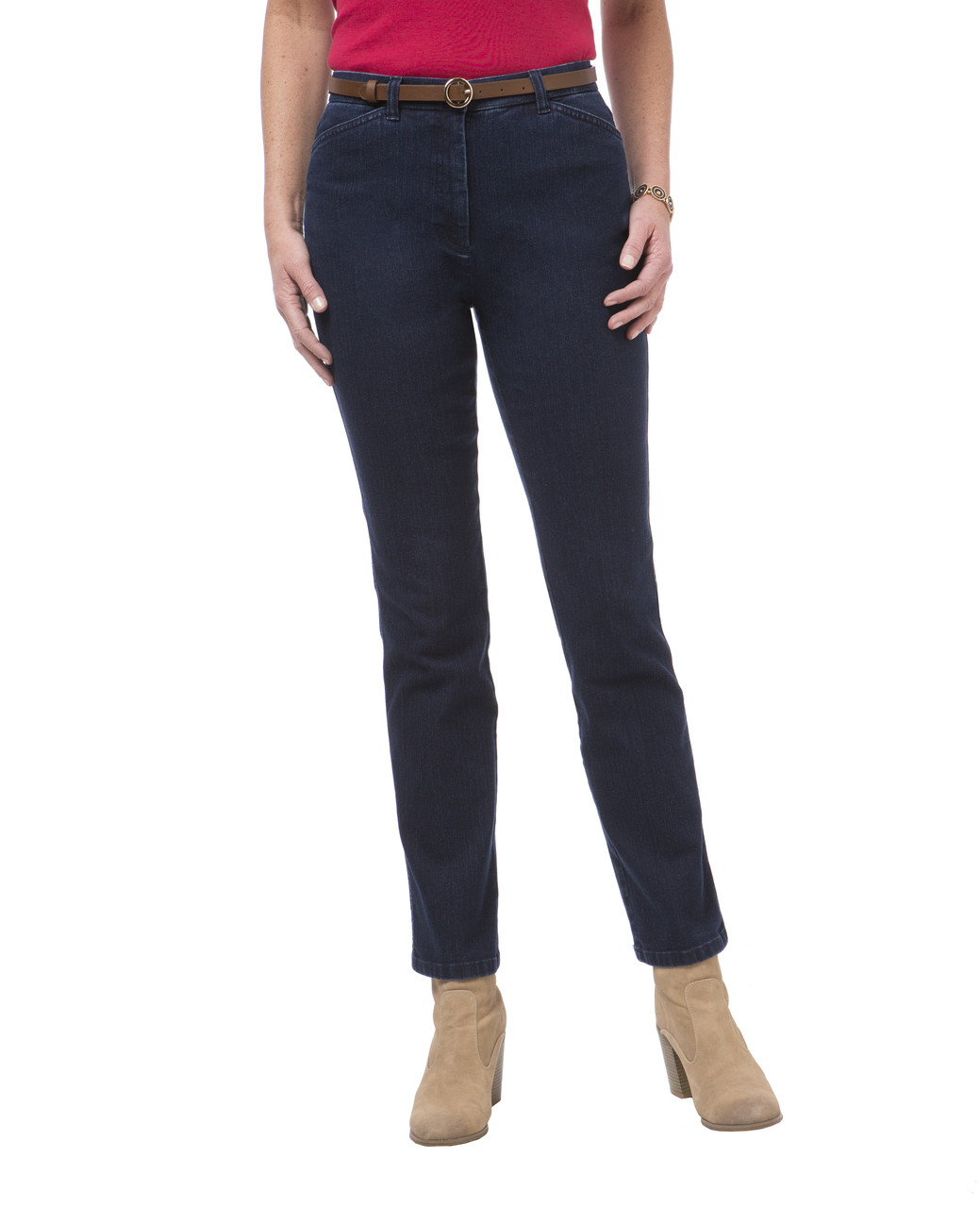 Three-pack of women's assorted skinny belts