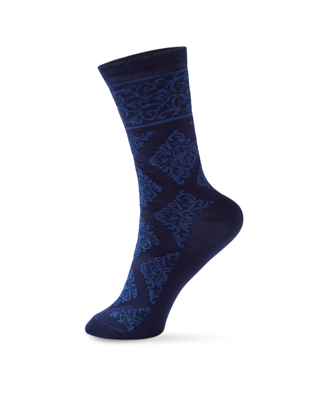 Women's Point Zero navy crew socks