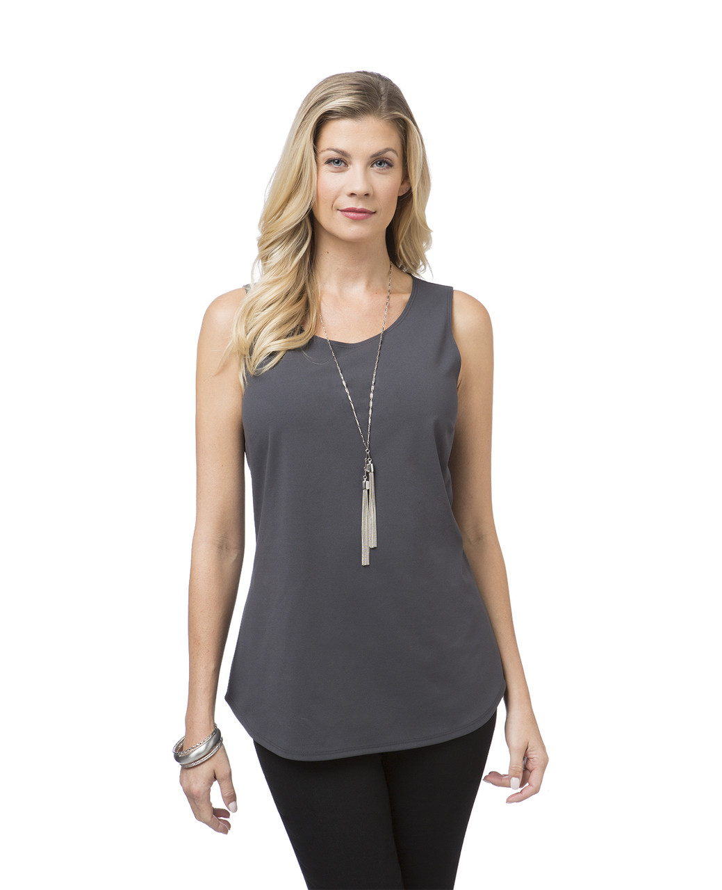 Women's grey camisole top