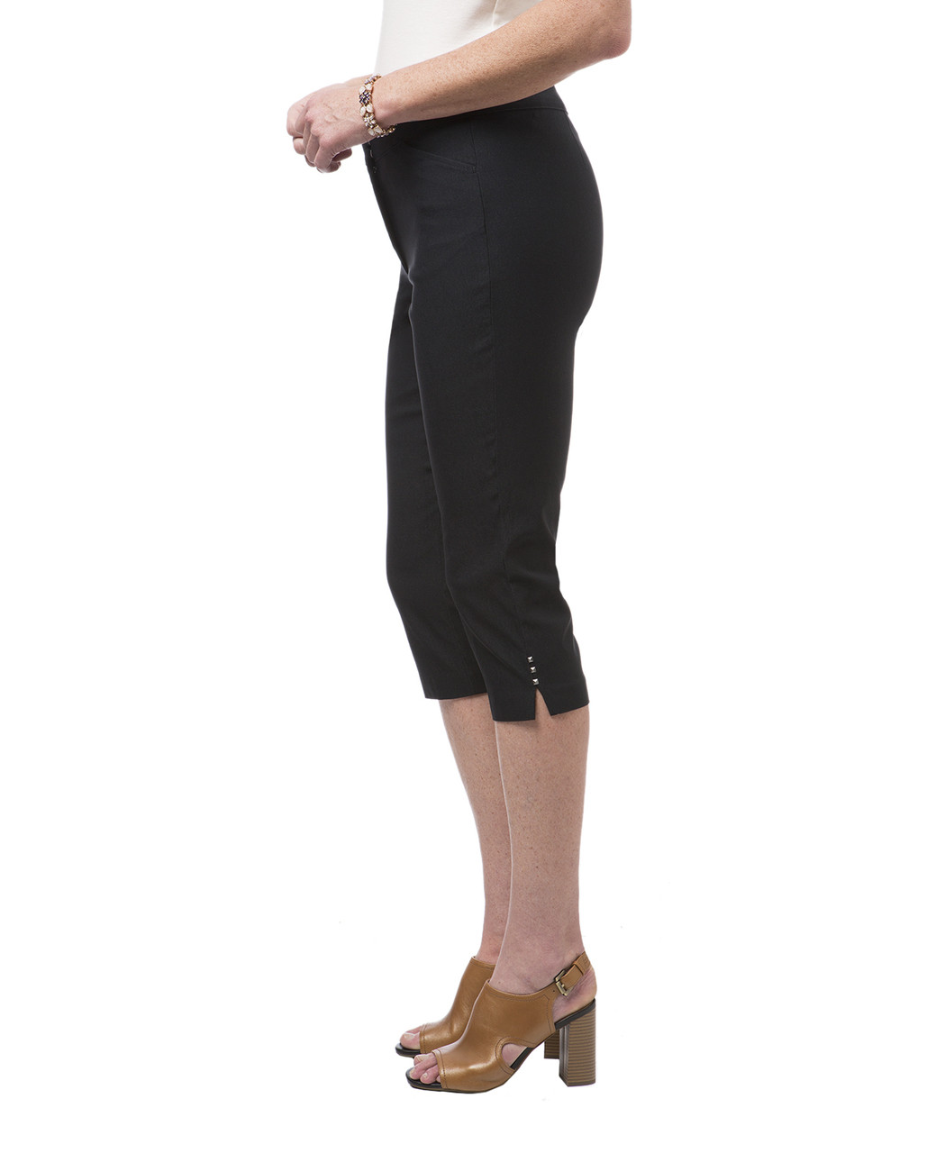 Women's black capri pants