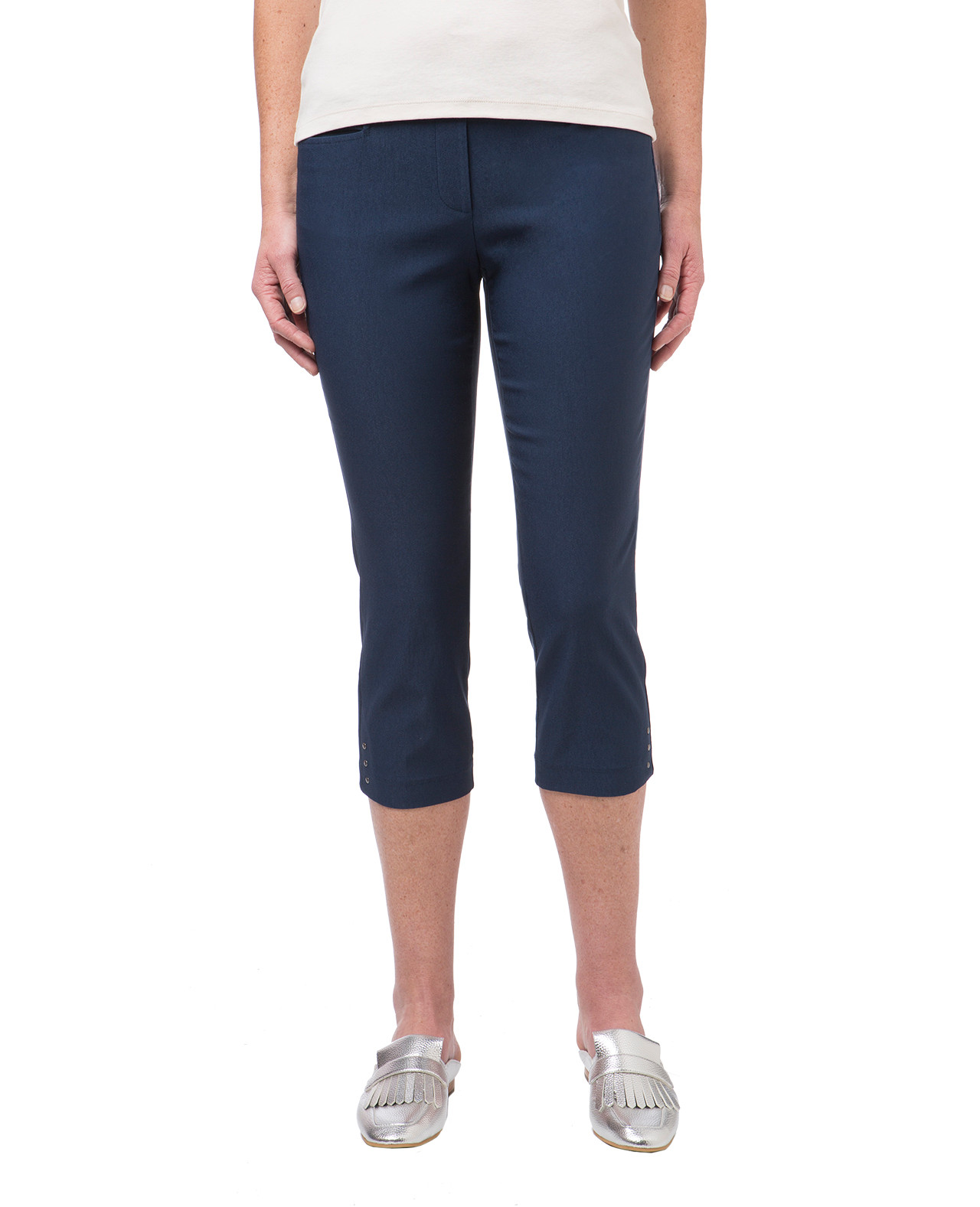 Women's pull-on crop pants