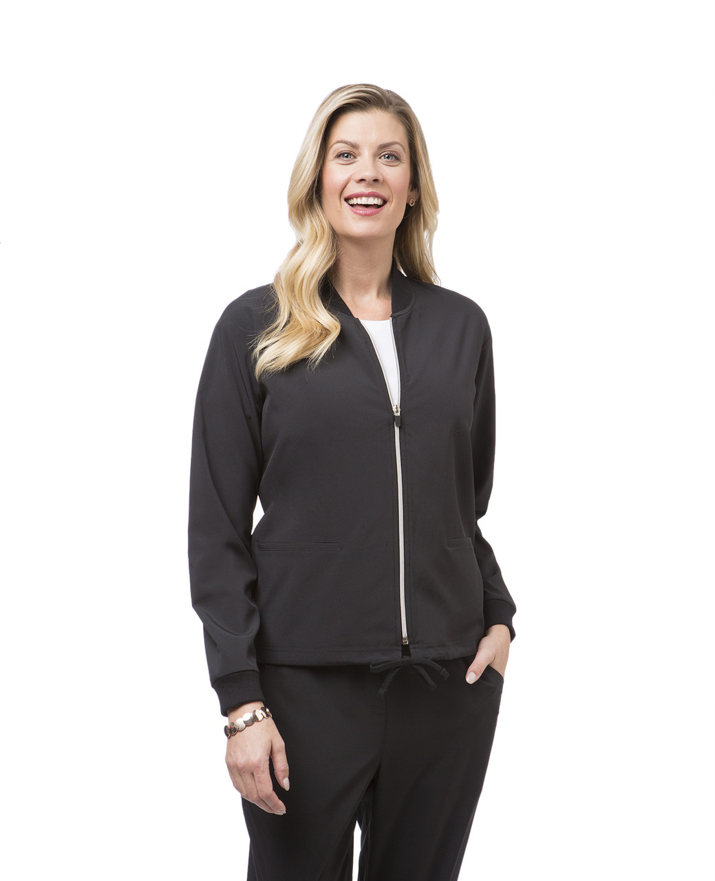 Women's black travel jacket
