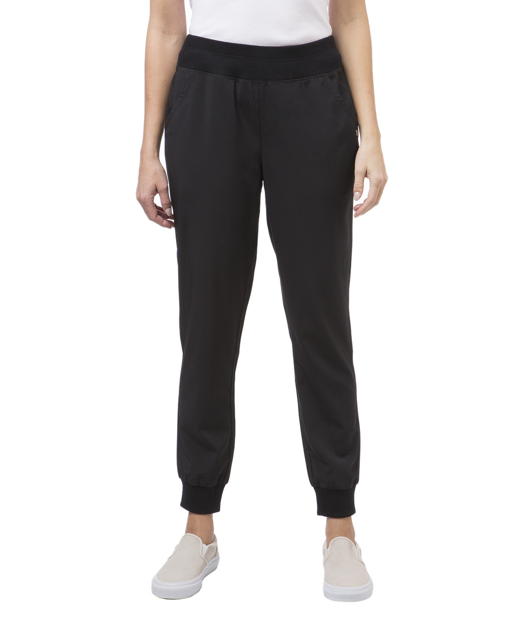 Women's black travel pants