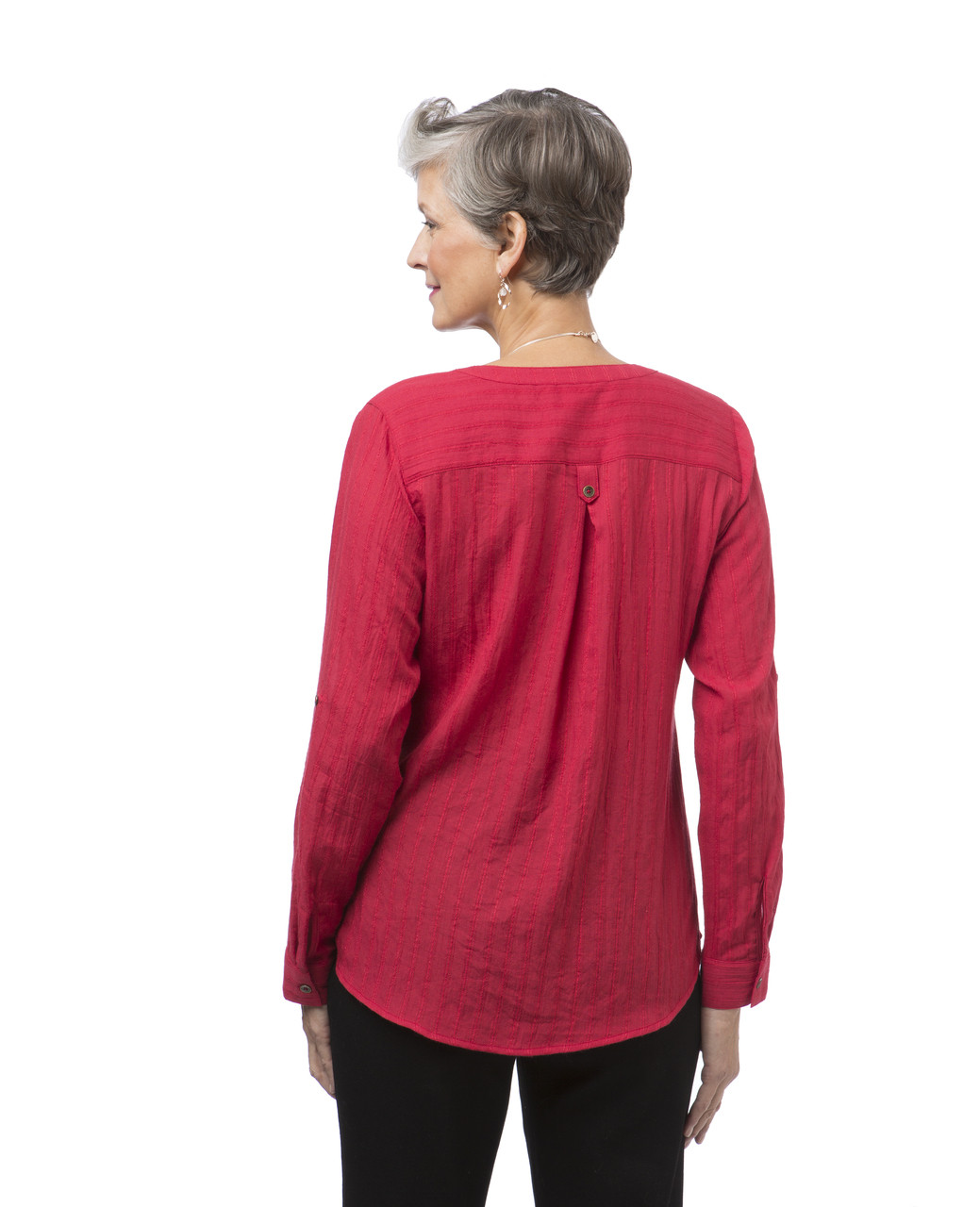 Women's long sleeve button down shirt